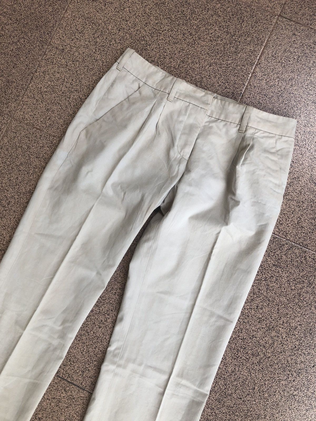 Balenciaga Balenciaga Cream beige pants Size US 26 / EU 42 - 3 Thumbnail