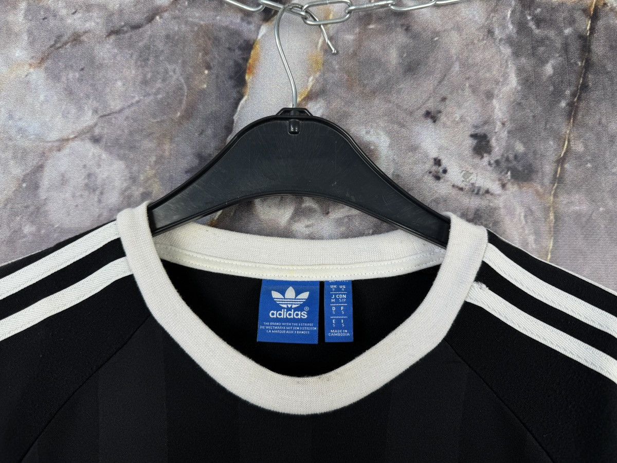 Adidas Men’s Adidas T-Shirt Black Striped Sportswear Size Small Size US S / EU 44-46 / 1 - 5 Thumbnail