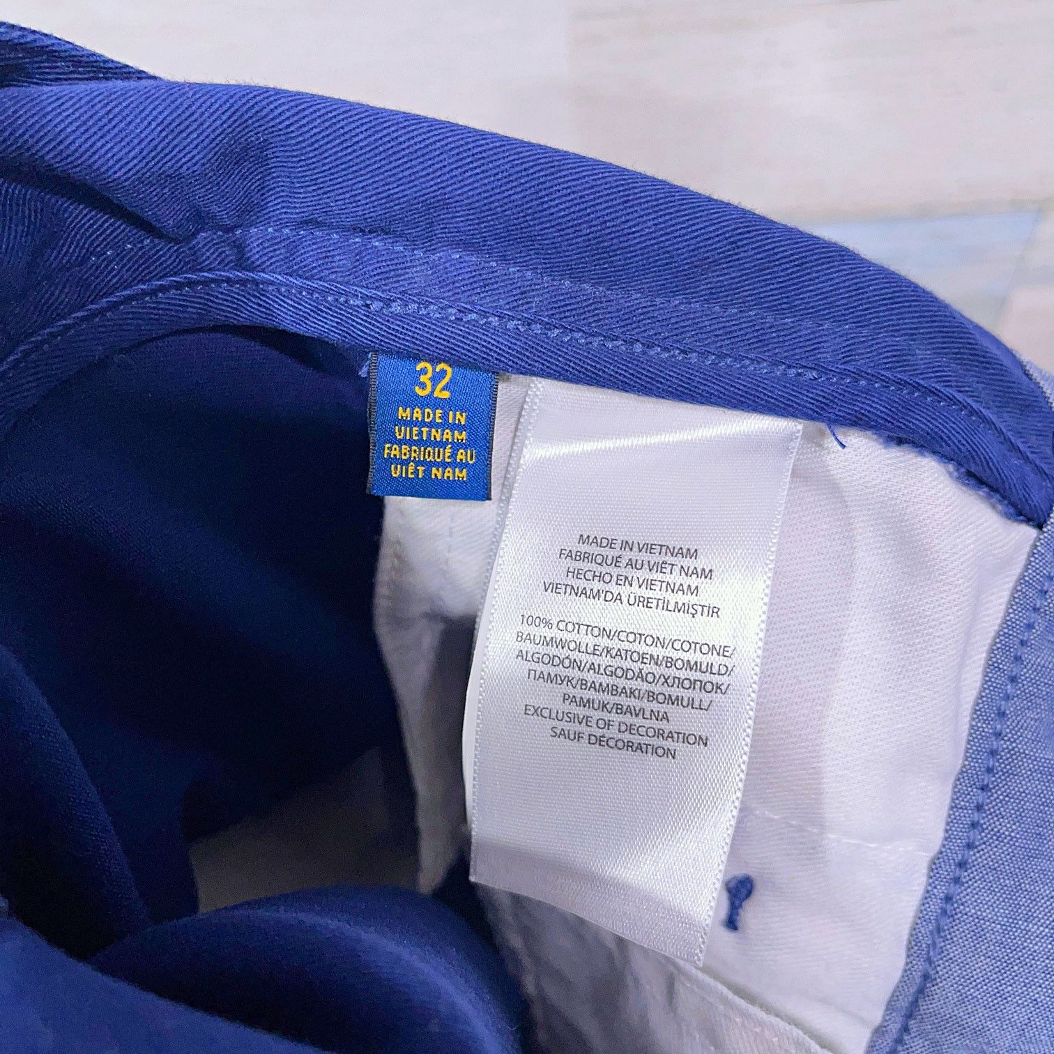 Polo Ralph Lauren POLO Ralph Lauren 10" Relaxed Fit Chino Shorts Navy Flat 32 Size US 32 / EU 48 - 6 Thumbnail