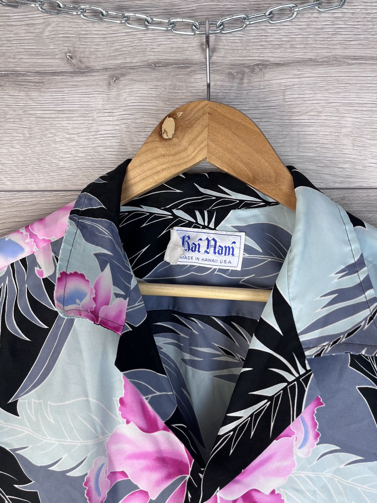 Vintage Vintage men’s Button-down shirt crazy shirt Hawaii made USA Size US L / EU 52-54 / 3 - 6 Thumbnail