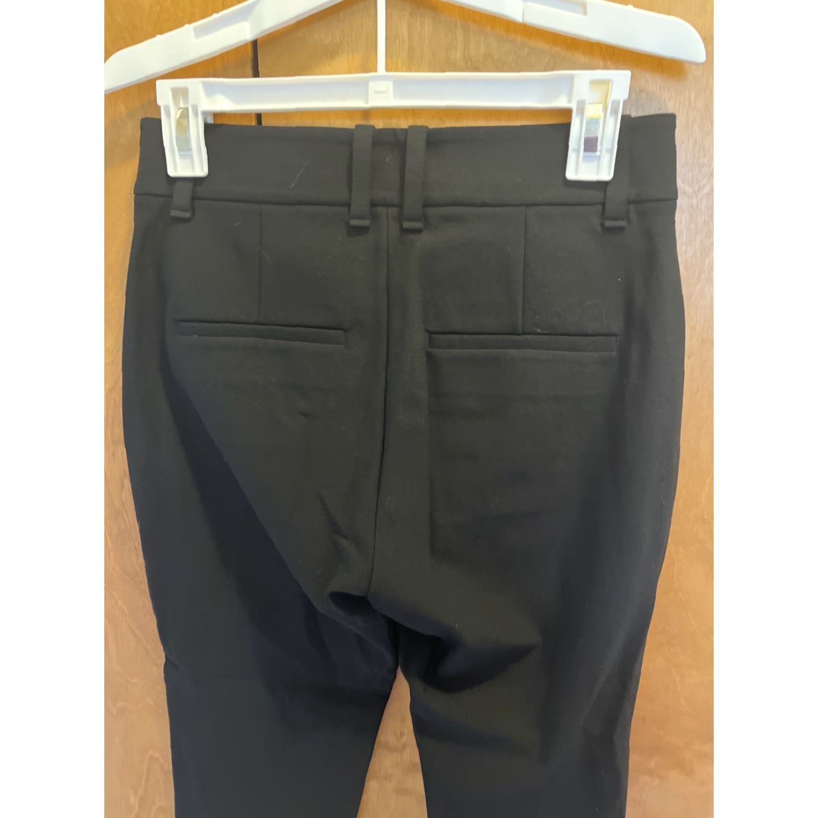 Vince Vince Womens Pants Skinny Mid Rise Black Knit Stretch 4 Dress Casual Business Size 27" / US 4 / IT 40 - 6 Thumbnail
