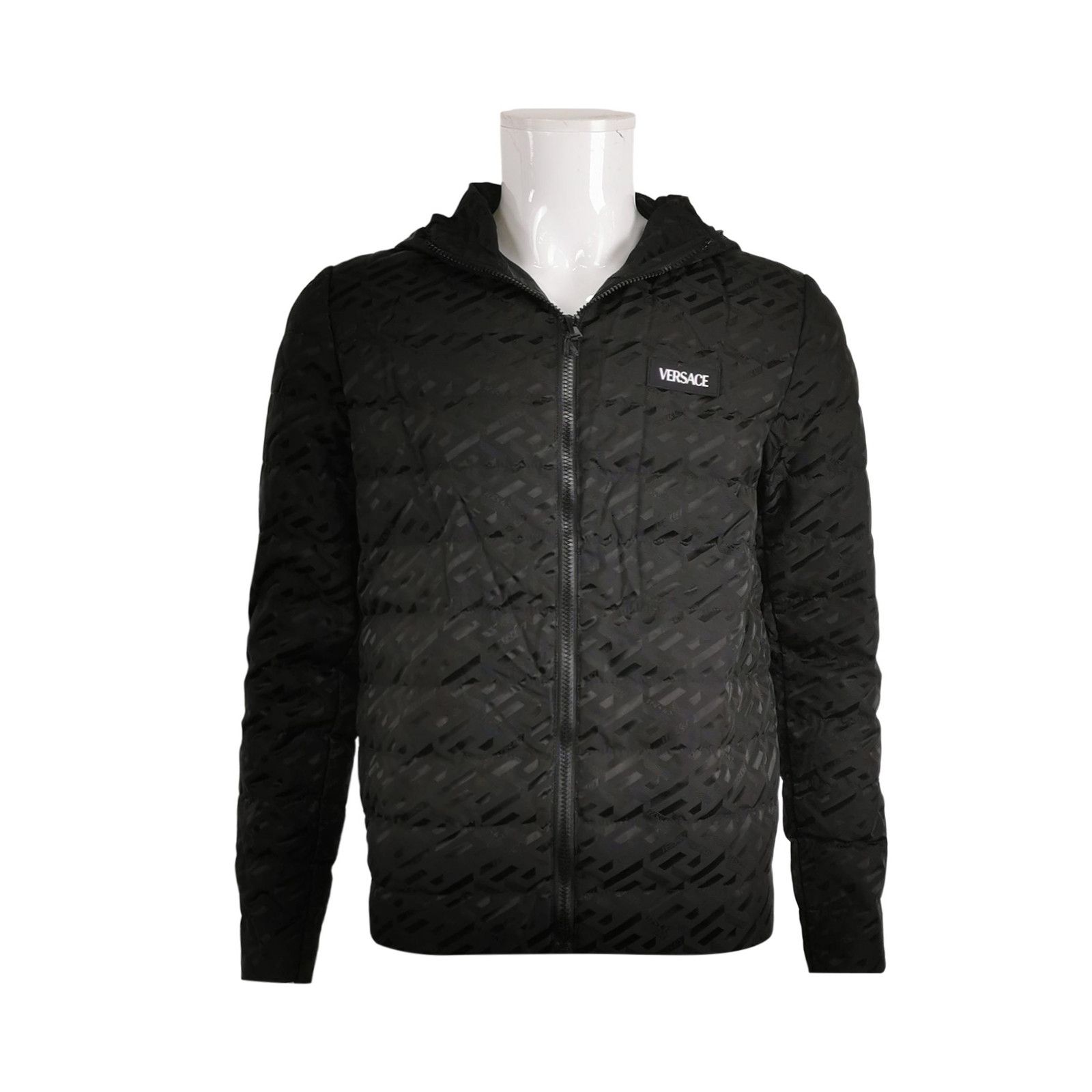 Louis Vuitton Versace Quilted Logo Hooded Down Jacket Size US S / EU 44-46 / 1 - 1 Thumbnail