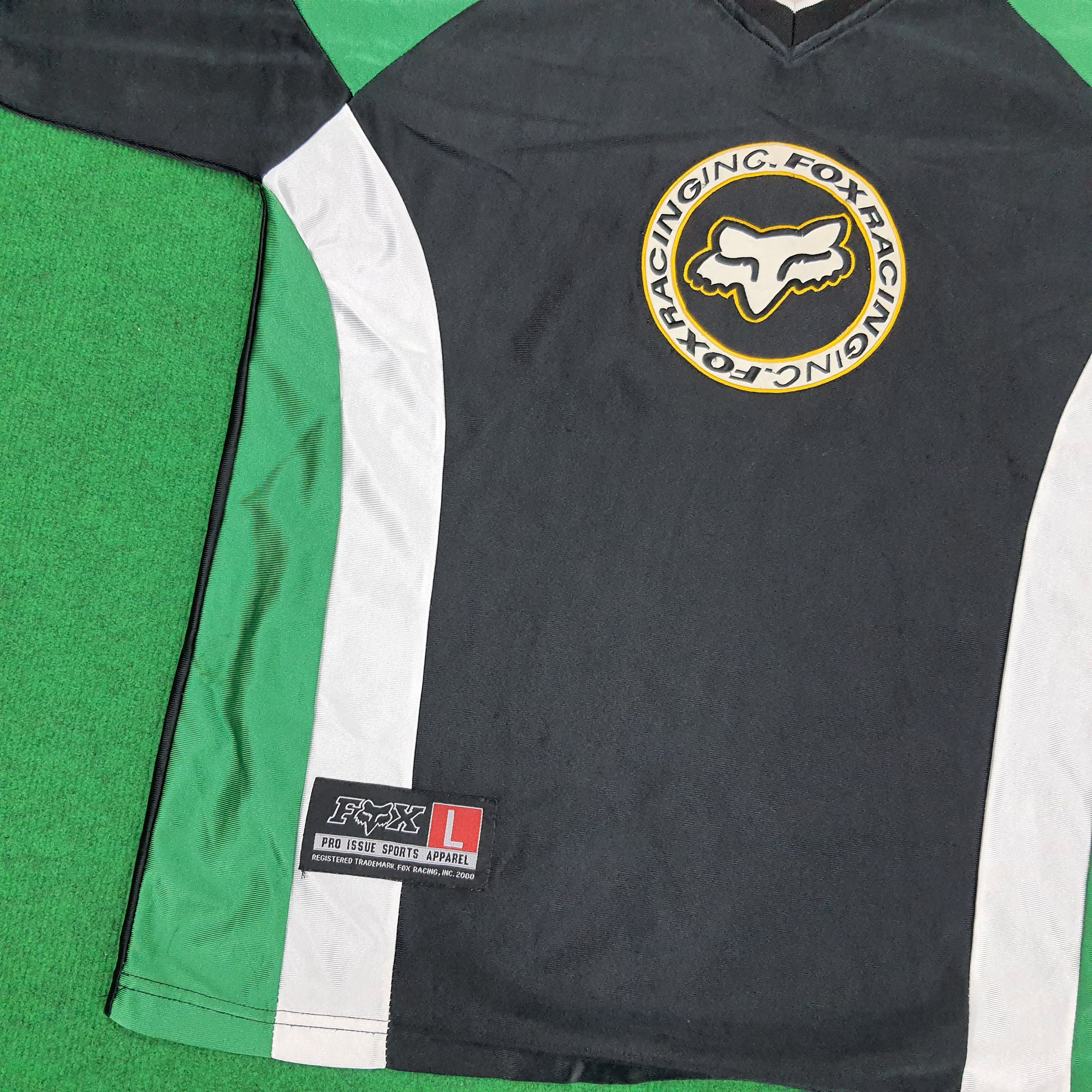 Fox Racing × Vintage Vintage Fox Racing Sportwear Jersey Size US XL / EU 56 / 4 - 2 Thumbnail