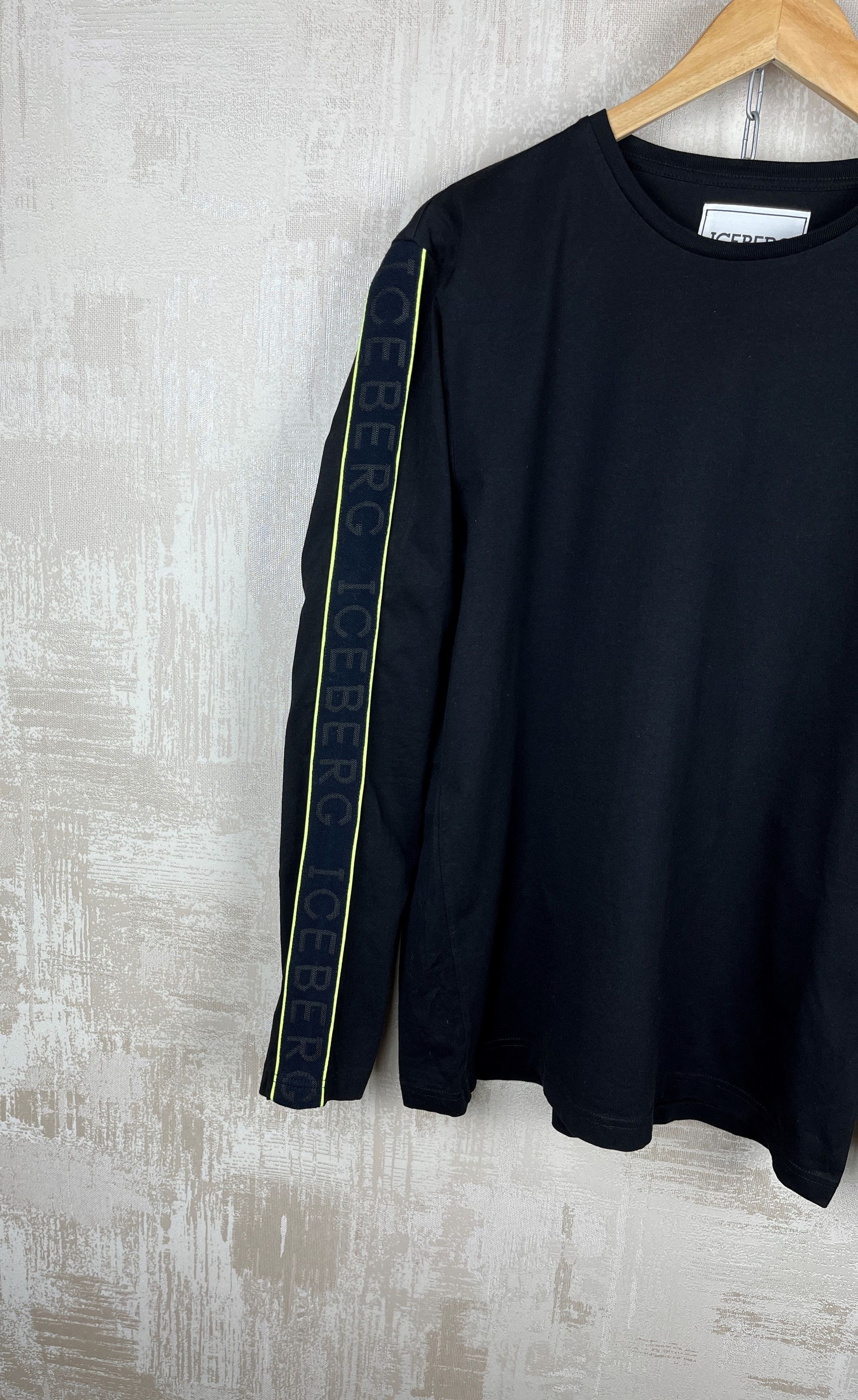 Iceberg Iceberg Logo Sleeves Long Sleeve T-Shirt Size US XL / EU 56 / 4 - 5 Thumbnail