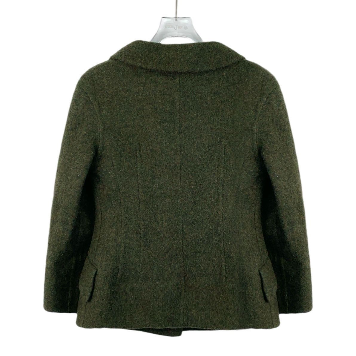 Dior Dior dark green wool jacket Size S / US 4 / IT 40 - 2 Thumbnail