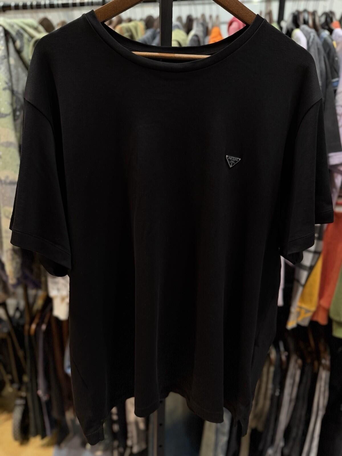 Prada Prada Men’s T-Shirt Short Sleeve Casual Tee Cotton $1200 3XL Size US XXL / EU 58 / 5 - 3 Thumbnail