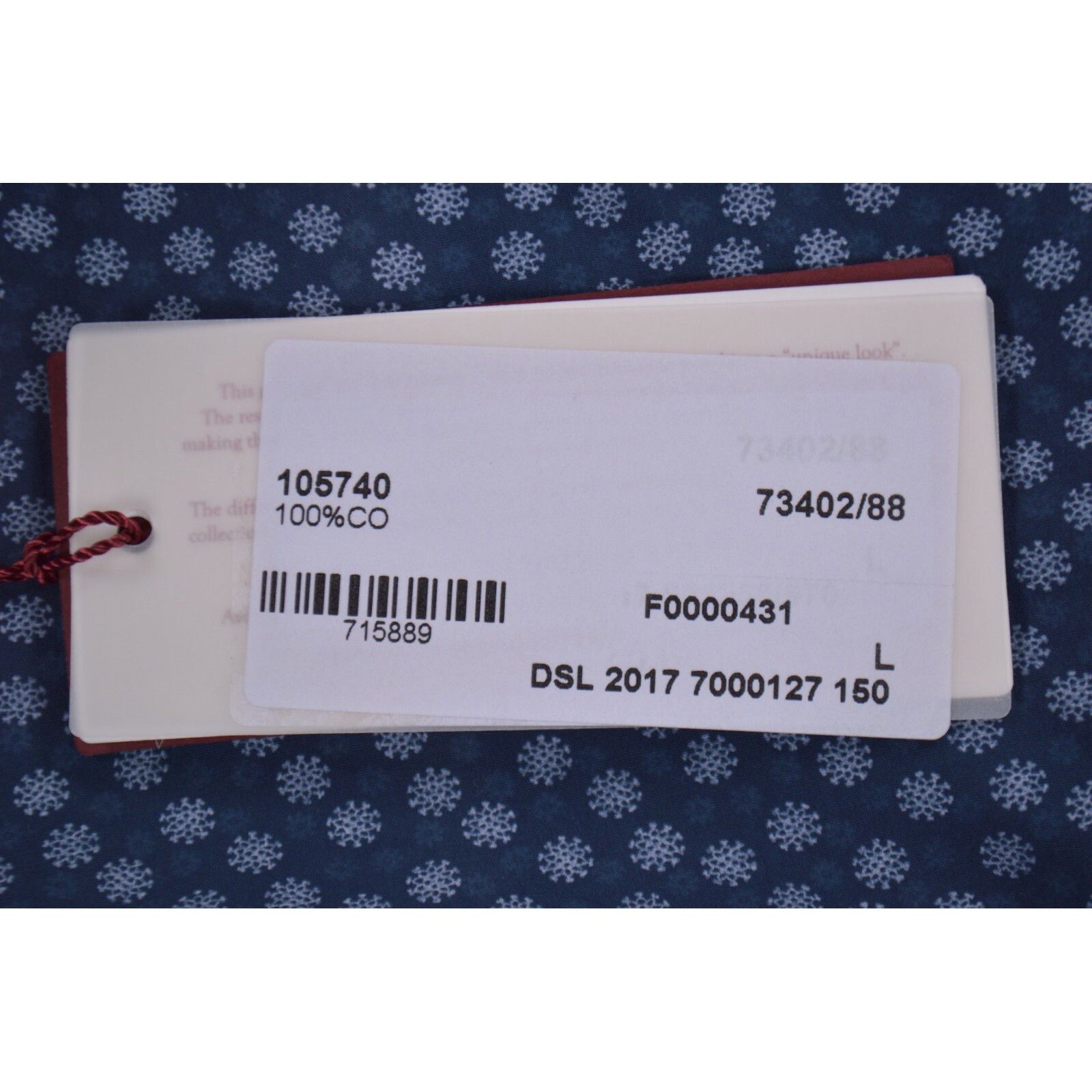Luciano Barbera Luciano Barbera New with tags Shirt Size L US In Blue Size US L / EU 52-54 / 3 - 3 Thumbnail
