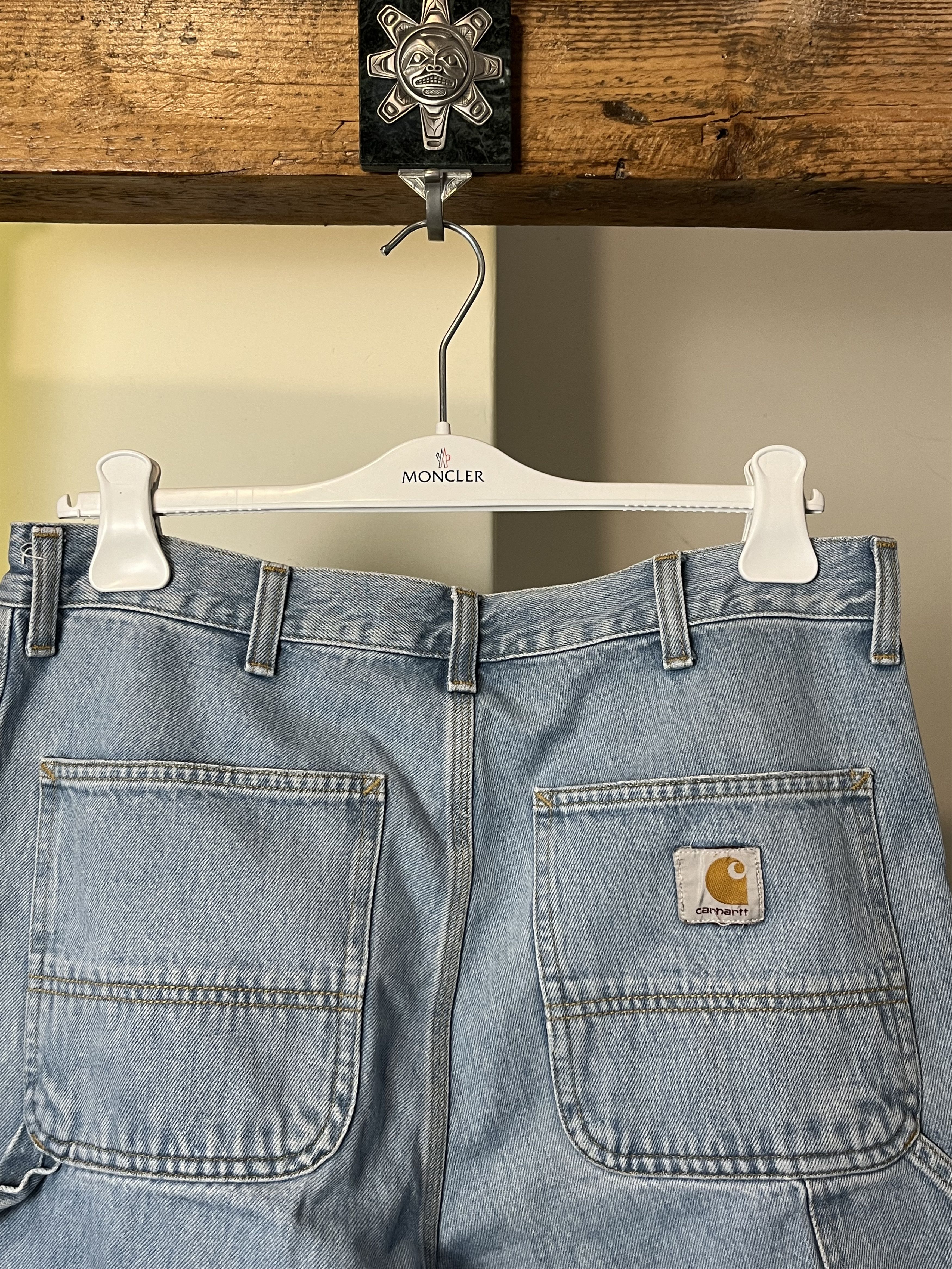 Carhartt × Carhartt Wip × Vintage Vintage Carhartt Single Knee Denim Work Pants Size US 32 / EU 48 - 4 Thumbnail
