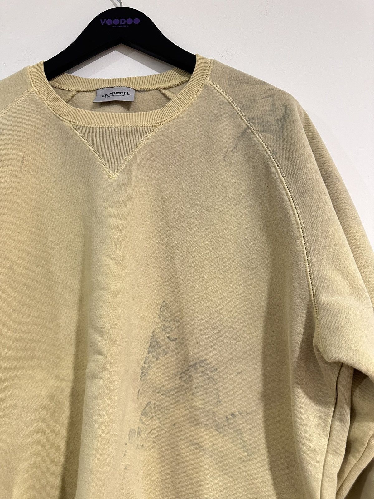 Carhartt Wip × Vintage Vintage Carhartt WIP stained crewneck Size US XXL / EU 58 / 5 - 4 Thumbnail