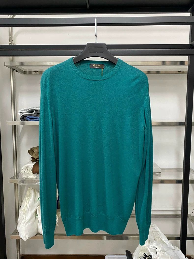 Loro Piana LORO PIANA Men's Crewneck Sweater Size US L / EU 52-54 / 3 - 1 Thumbnail