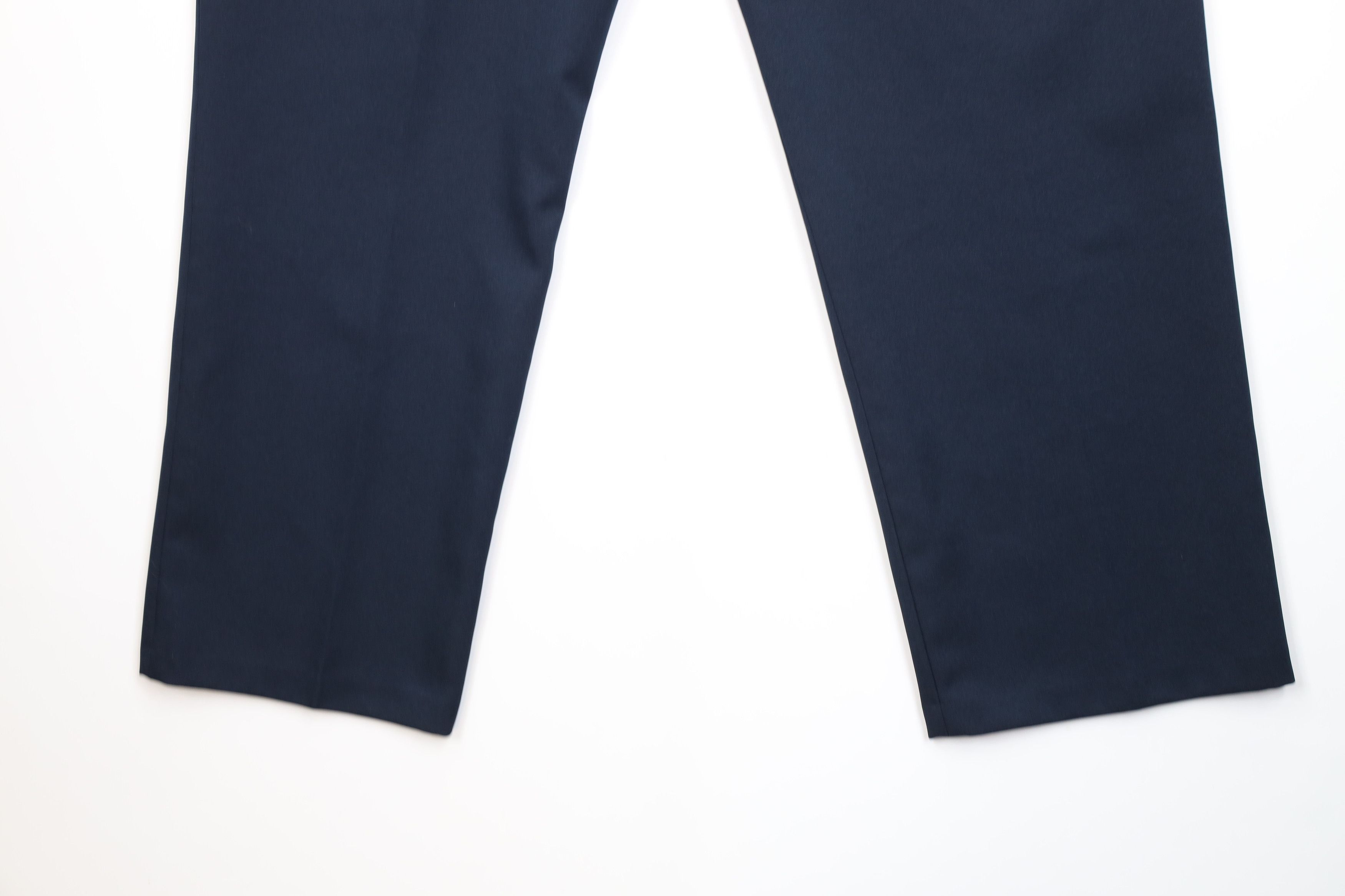 Levi's Vintage 90s Levis Wide Leg Chino Pants Navy Blue Polyester Size US 38 / EU 54 - 12 Thumbnail