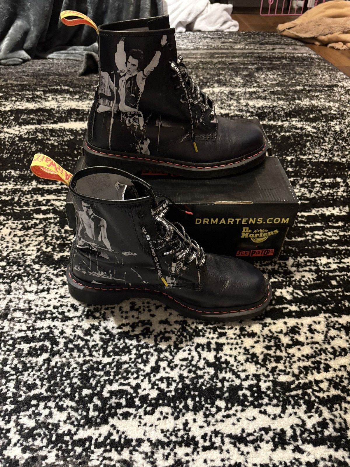 Dr. Martens Dr.Martens Sex Pistols high boots Size US 10 / EU 43 - 1 Thumbnail