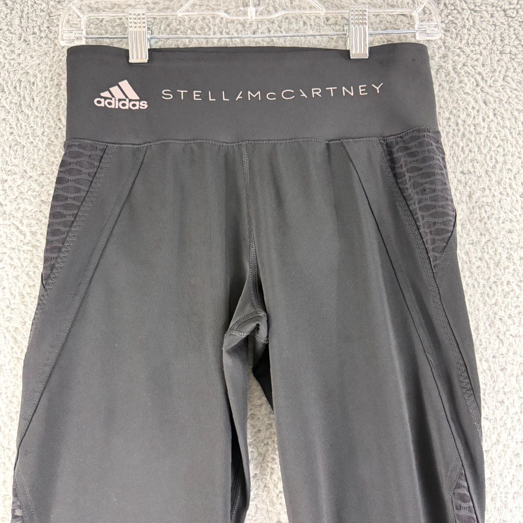 Adidas Adidas Stella McCartney Ultimate Training Leggings Womens Small Black Pull On Size 28" / US 6 / IT 42 - 2 Thumbnail