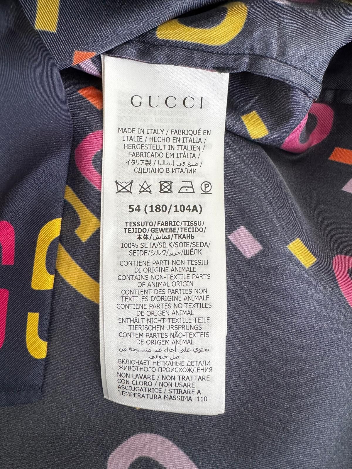 Gucci GUCCI SILK GG JUMBO SHIRT Size US L / EU 52-54 / 3 - 5 Thumbnail