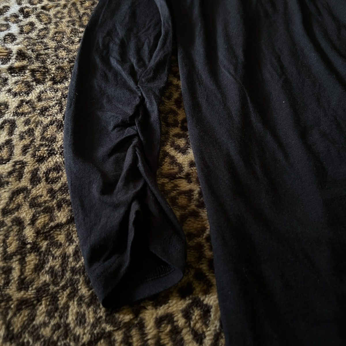 Japanese Brand Black Peace Now Black asymmetrical long sleeve t-shirt Size US M / EU 48-50 / 2 - 8 Thumbnail