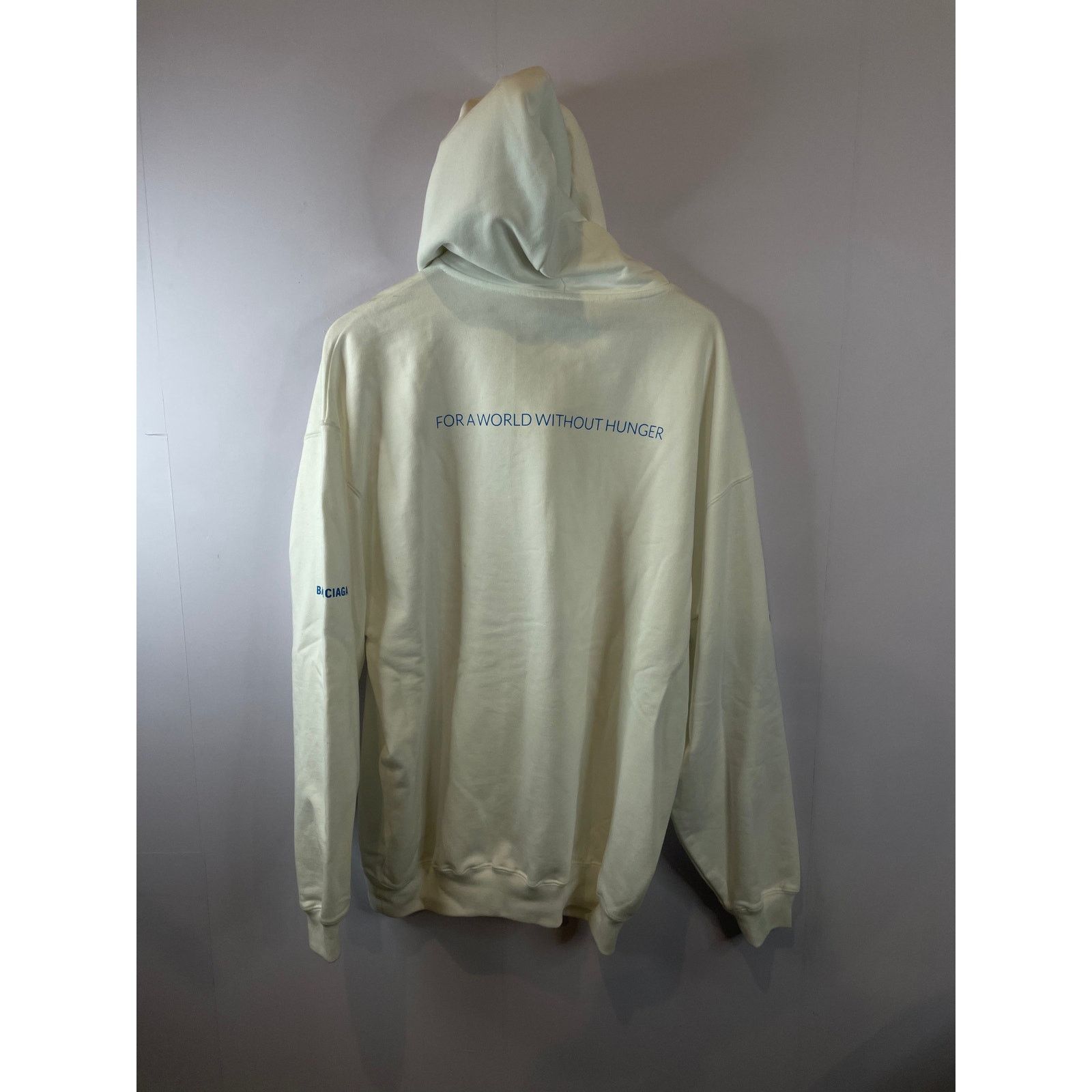 Balenciaga Balenciaga White & Blue Food Programme Hoodie Size US S / EU 44-46 / 1 - 2 Thumbnail
