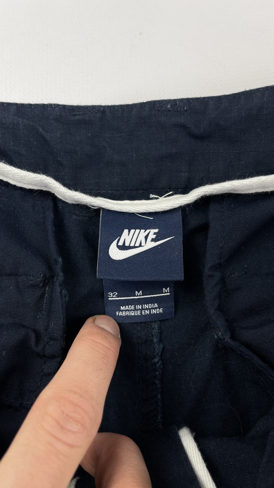 Nike × Vintage Nike Cargo Cotton Shorts Embroidered Logo Size US 32 / EU 48 - 6 Thumbnail