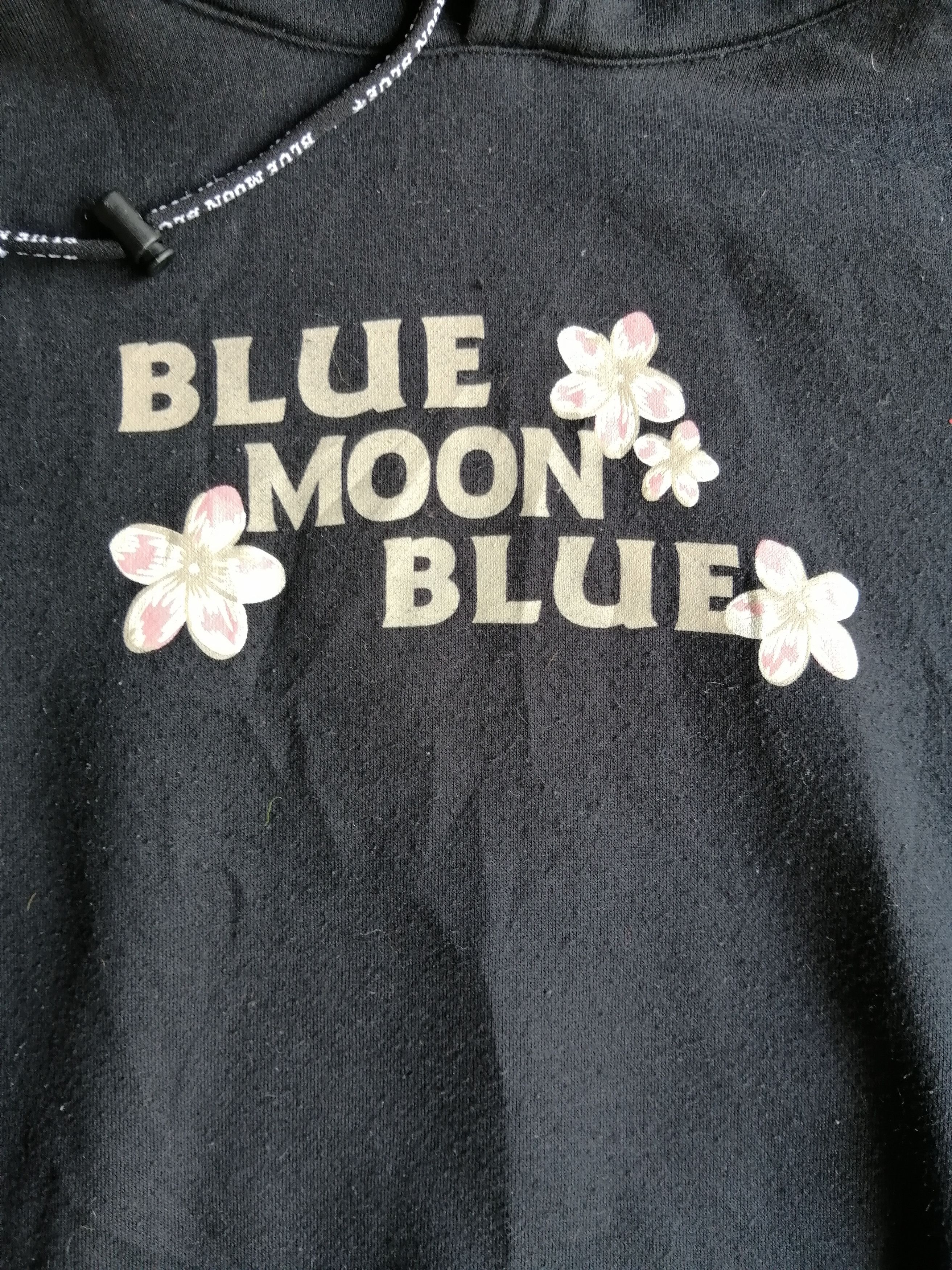 Designer Vintage Blue Moon Blue Full Printed Flora Hoodie Sweatshirt Size US M / EU 48-50 / 2 - 3 Thumbnail