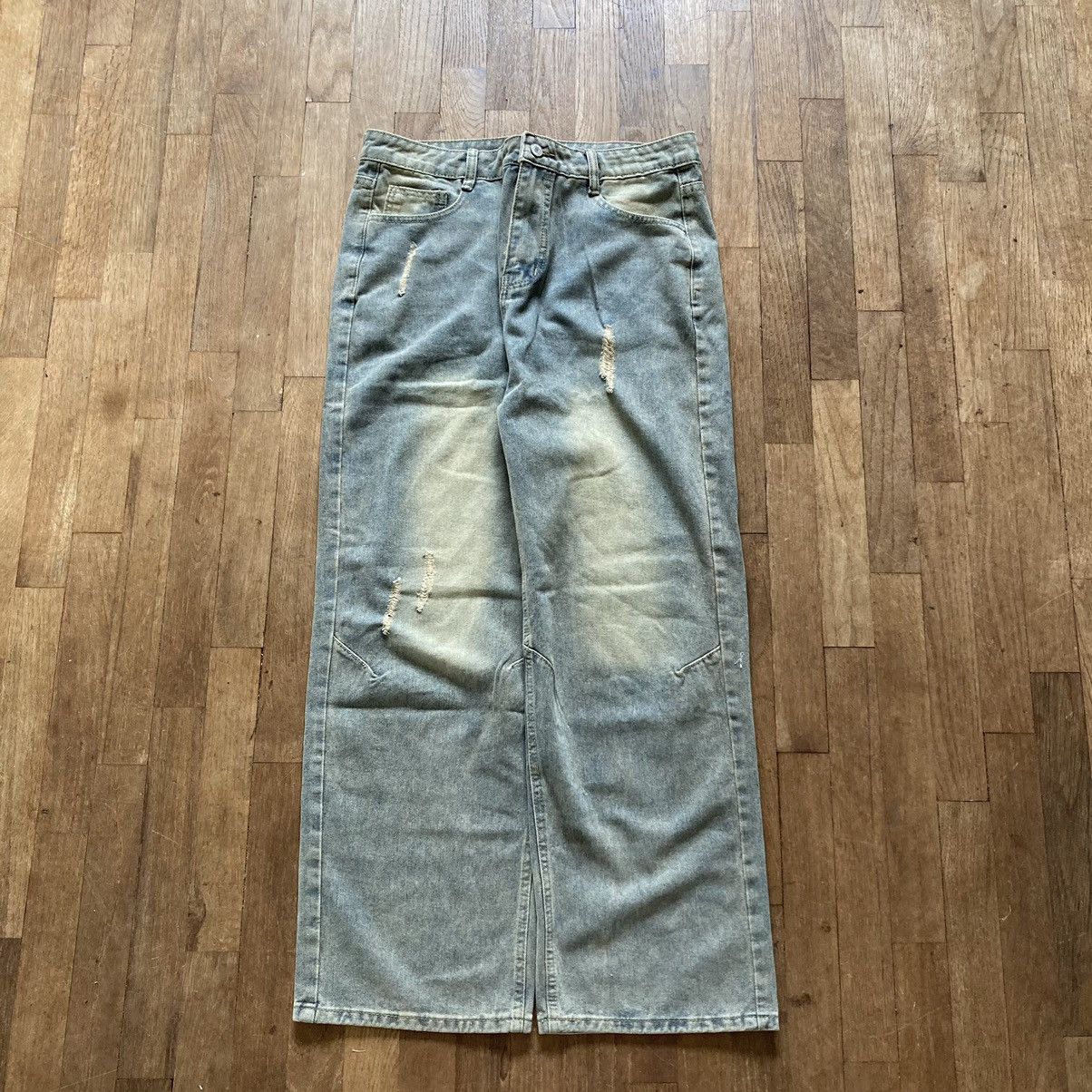 Vintage Baggy faded jeans Size US 32 / EU 48 - 5 Thumbnail