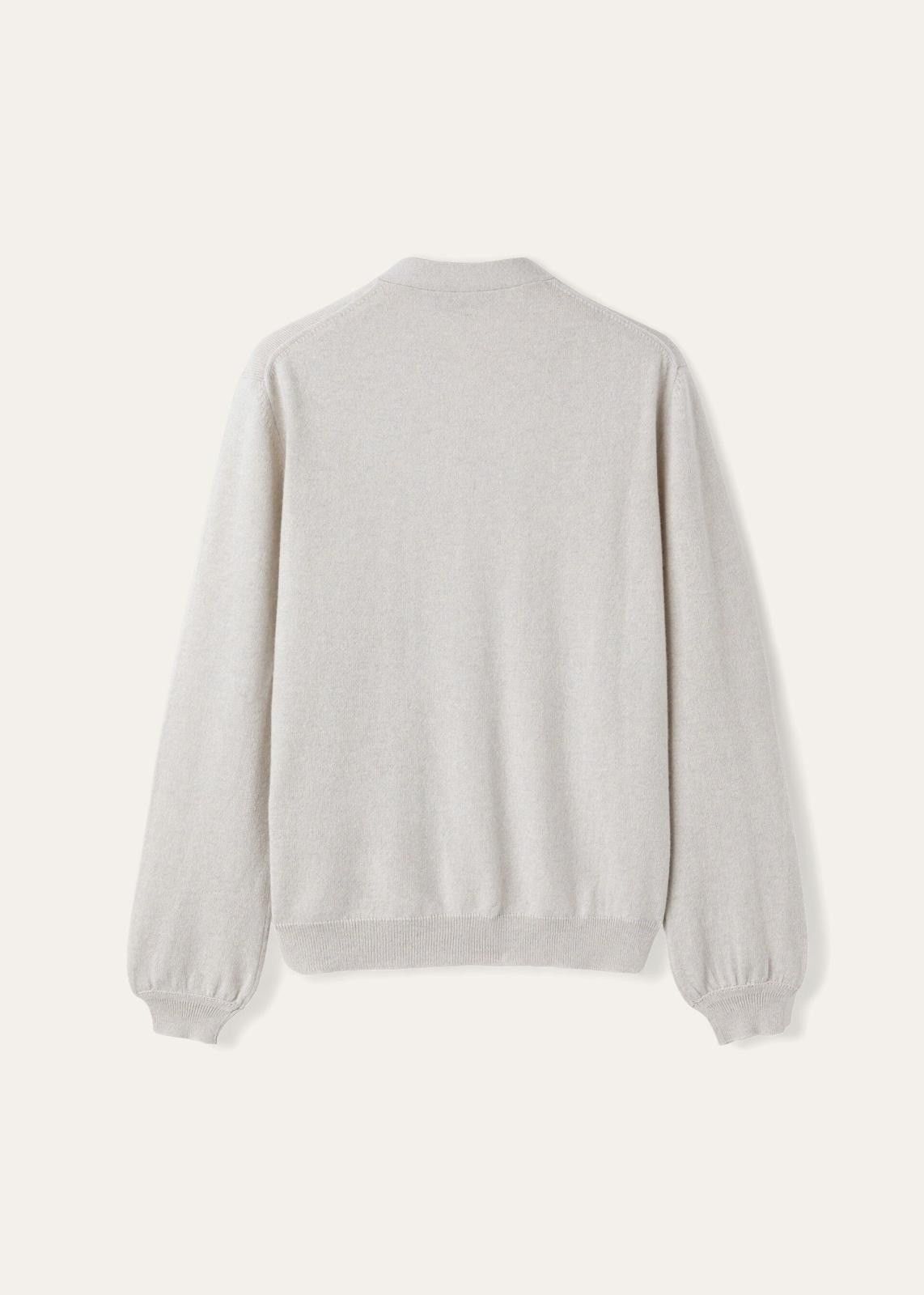 Loro Piana o1srvl11e0824 Ica Cashmere Silk Cardigan in White Size L / US 10 / IT 46 - 2 Thumbnail