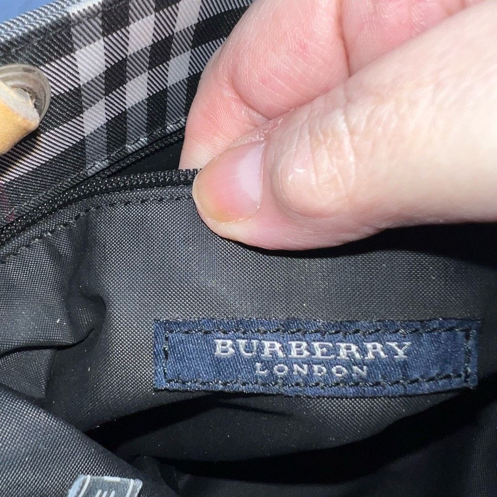 Burberry BURBERRY Nova Check Hand Bag Nylon Black Small Tote with Dust Bag Size ONE SIZE - 11 Thumbnail