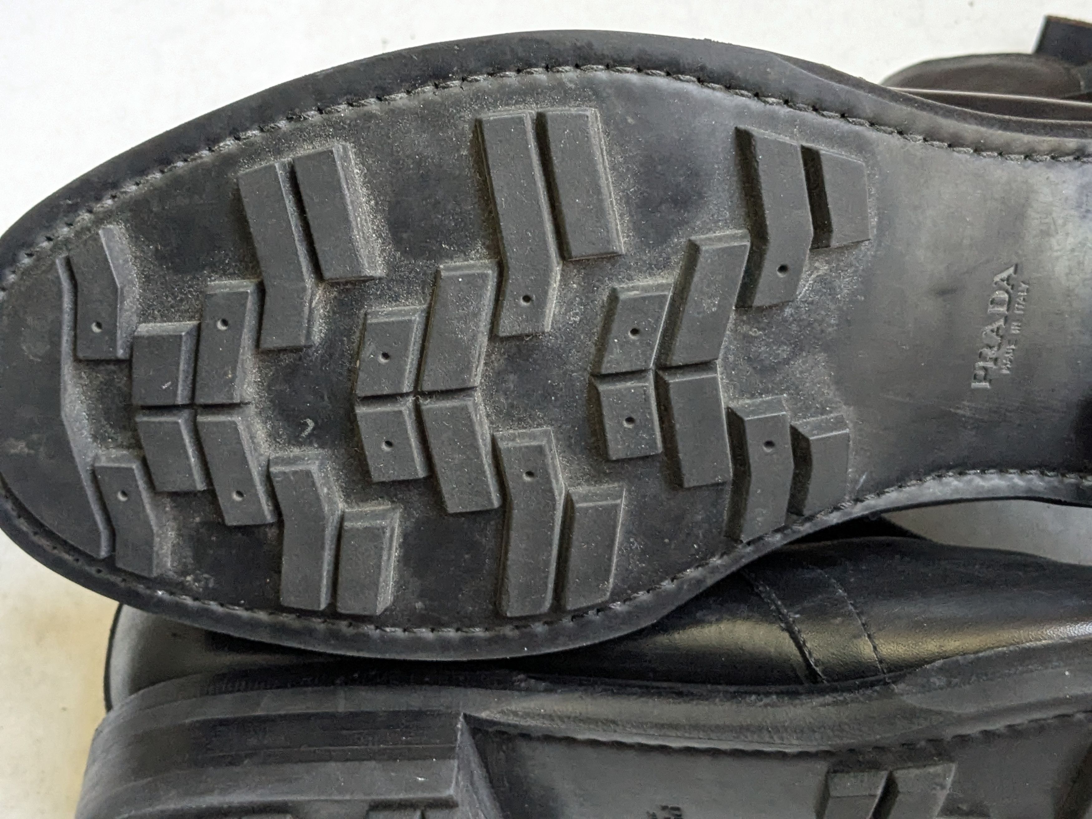 Prada Prada Jodhpur Boots Black 12 Leather Buckle Strap Size US 12 / EU 45 - 15 Thumbnail