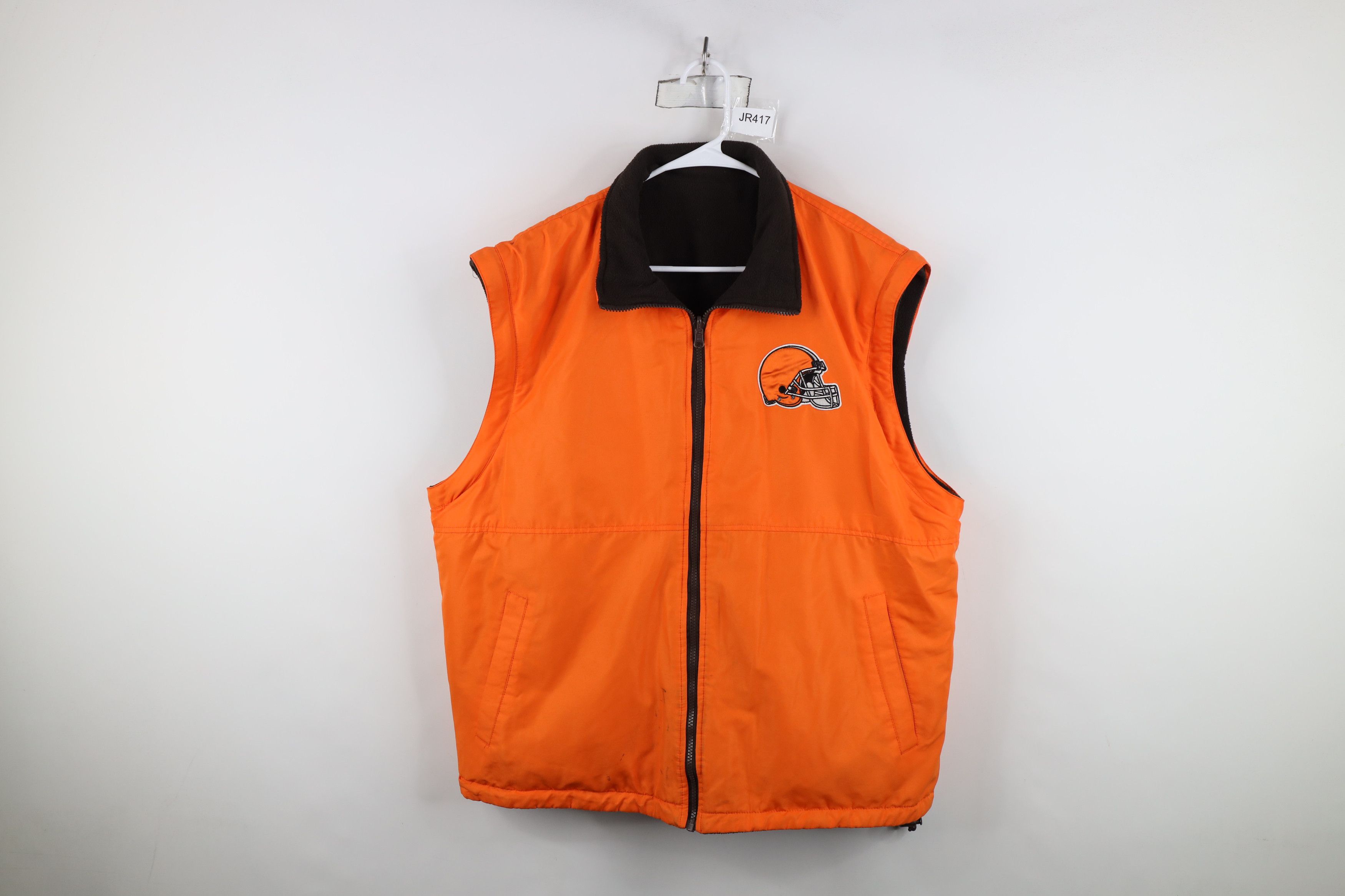 Vintage Vintage NFL Reversible Cleveland Browns Football Vest Jacket Size US XL / EU 56 / 4 - 1 Thumbnail