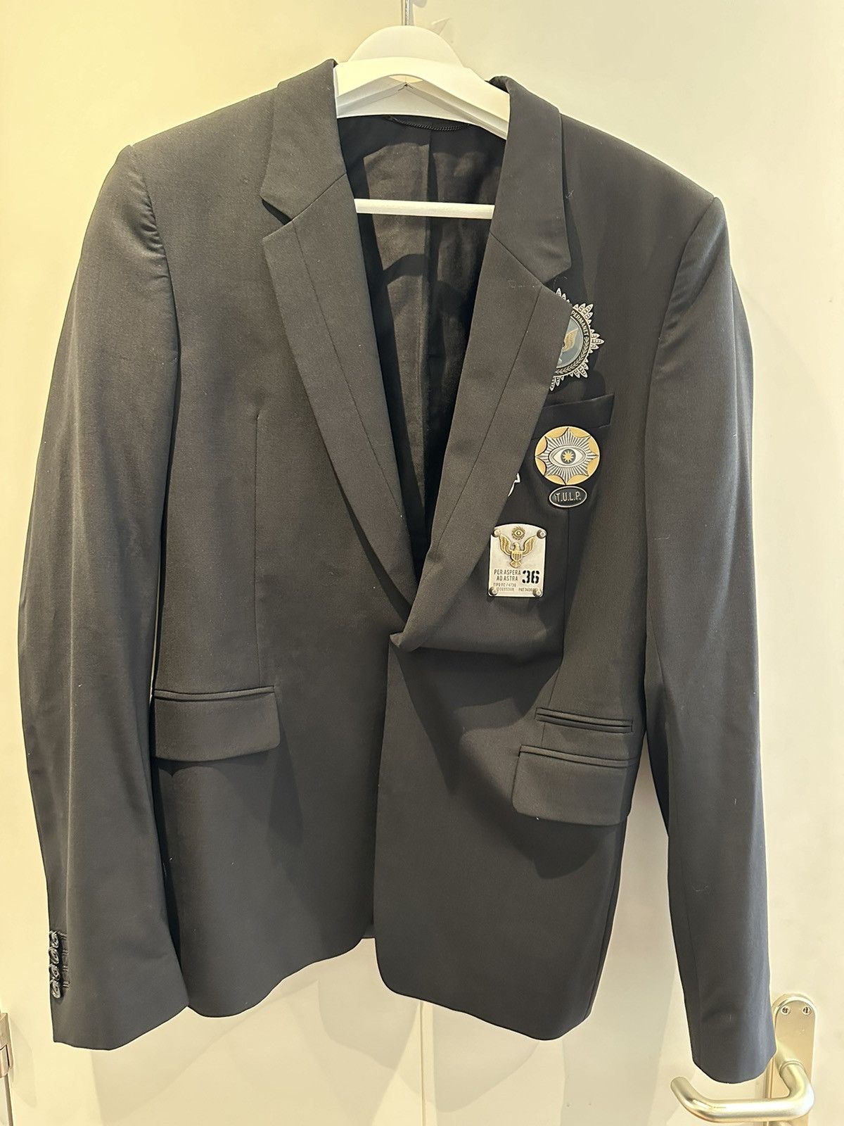 Diesel Black Gold Diesel Black Gold 2014 blazer with metal badges Size 50R - 1 Thumbnail