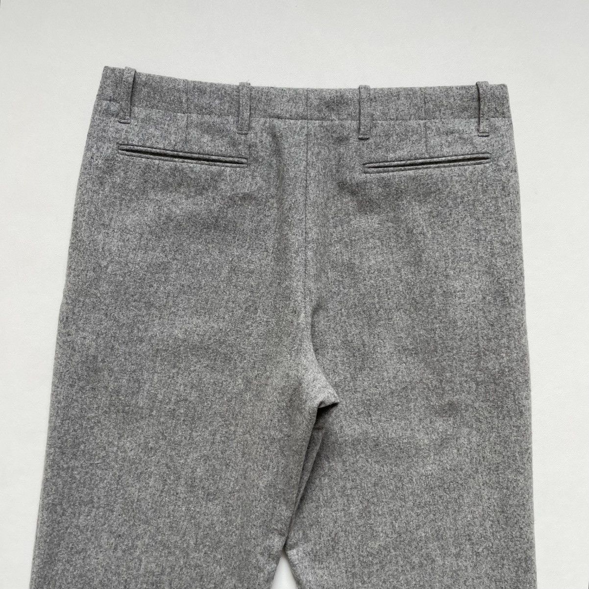 Dries Van Noten Light Grey Wool Flared Leg Pants Size US 32 / EU 48 - 10 Thumbnail