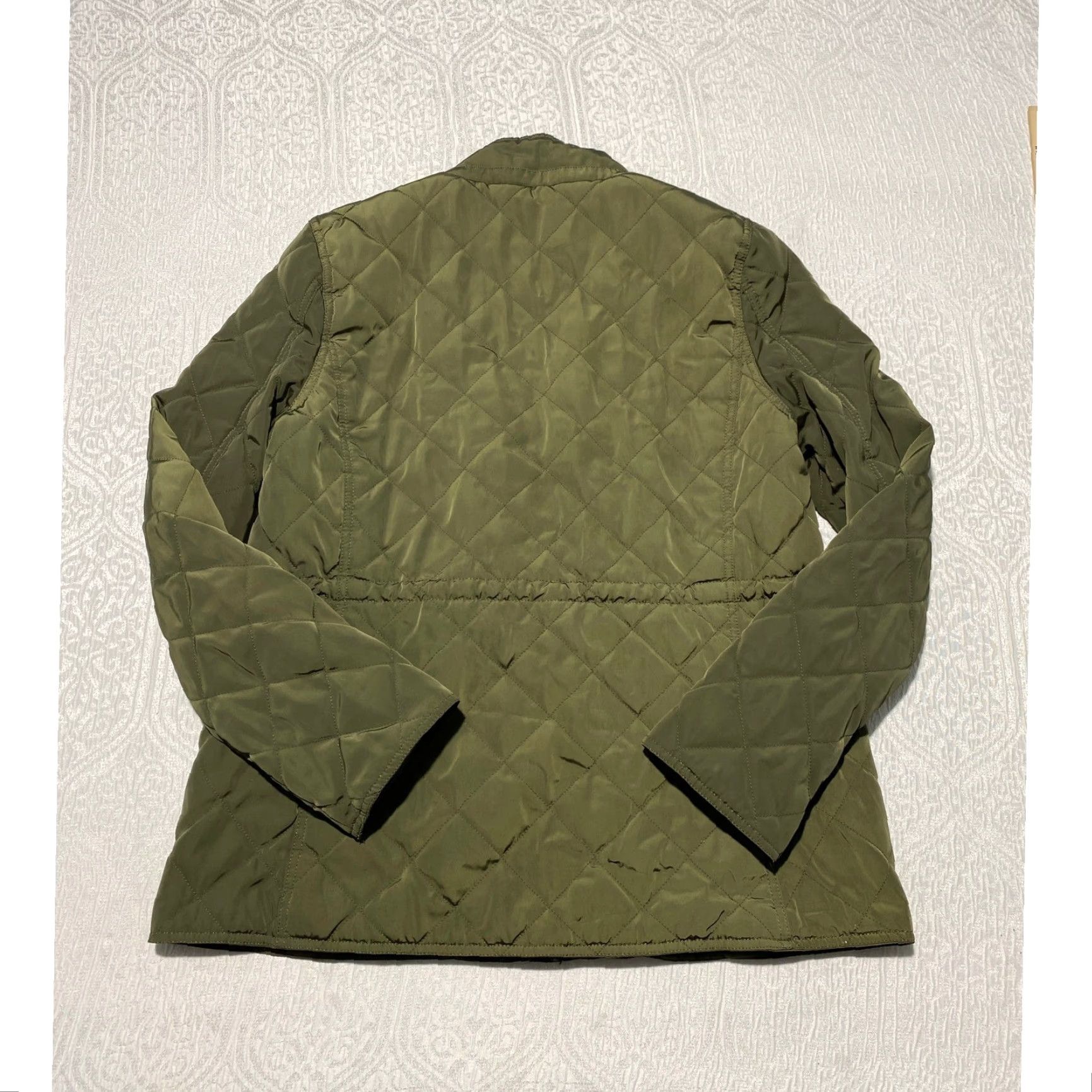 Old Navy Old Navy Quilted Jacket Women's Size L Olive Green Full Zip Pockets Size L / US 10 / IT 46 - 3 Thumbnail