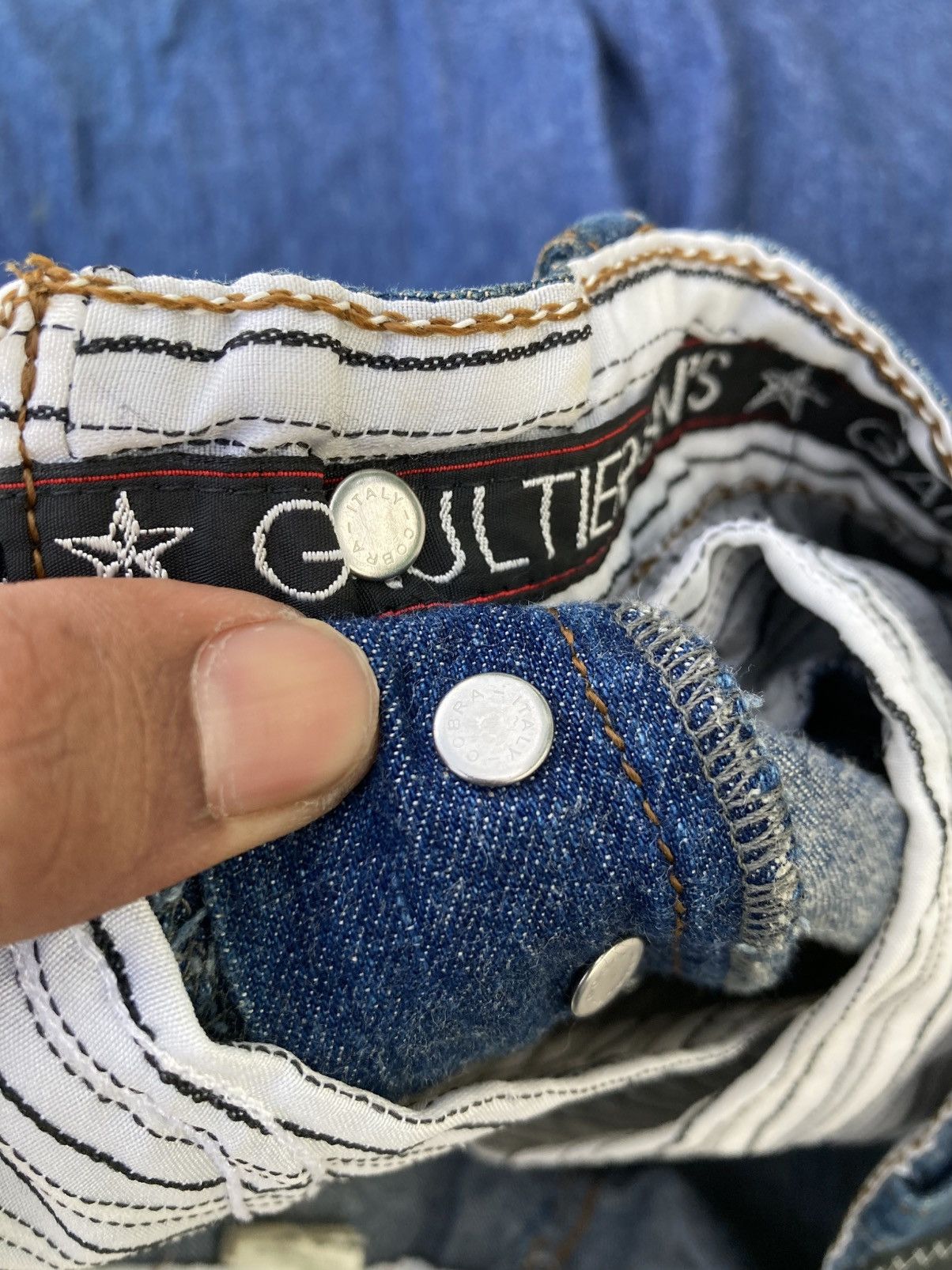 Jean Paul Gaultier Vintage 80’s Gaultier Jean’s Bucke Back Jean Paul Gaultier Size 30" / US 8 / IT 44 - 15 Thumbnail