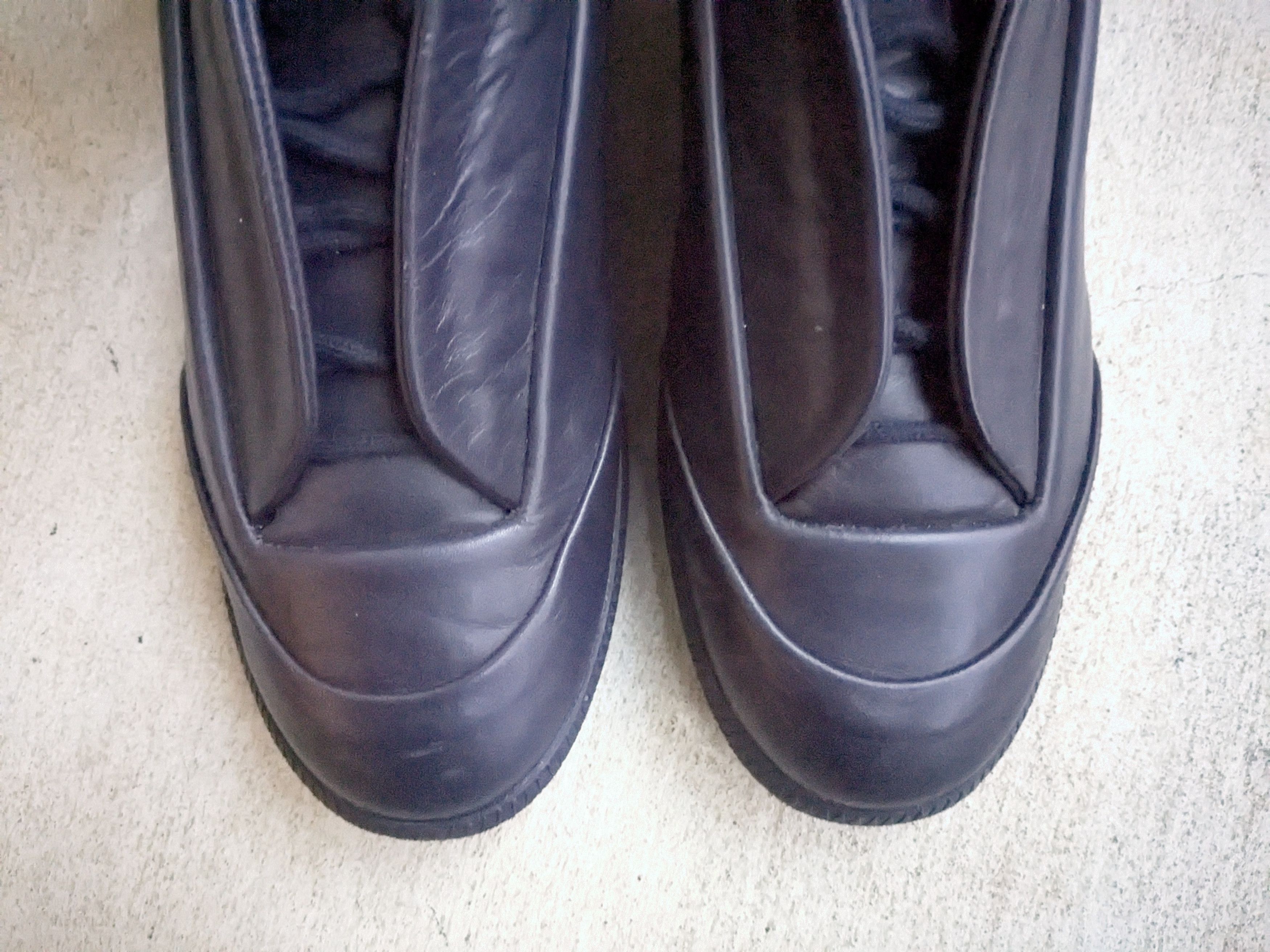 Maison Margiela Maison Margiela Future High Tops Navy Blue 11 44 Leather Size US 11 / EU 44 - 6 Thumbnail