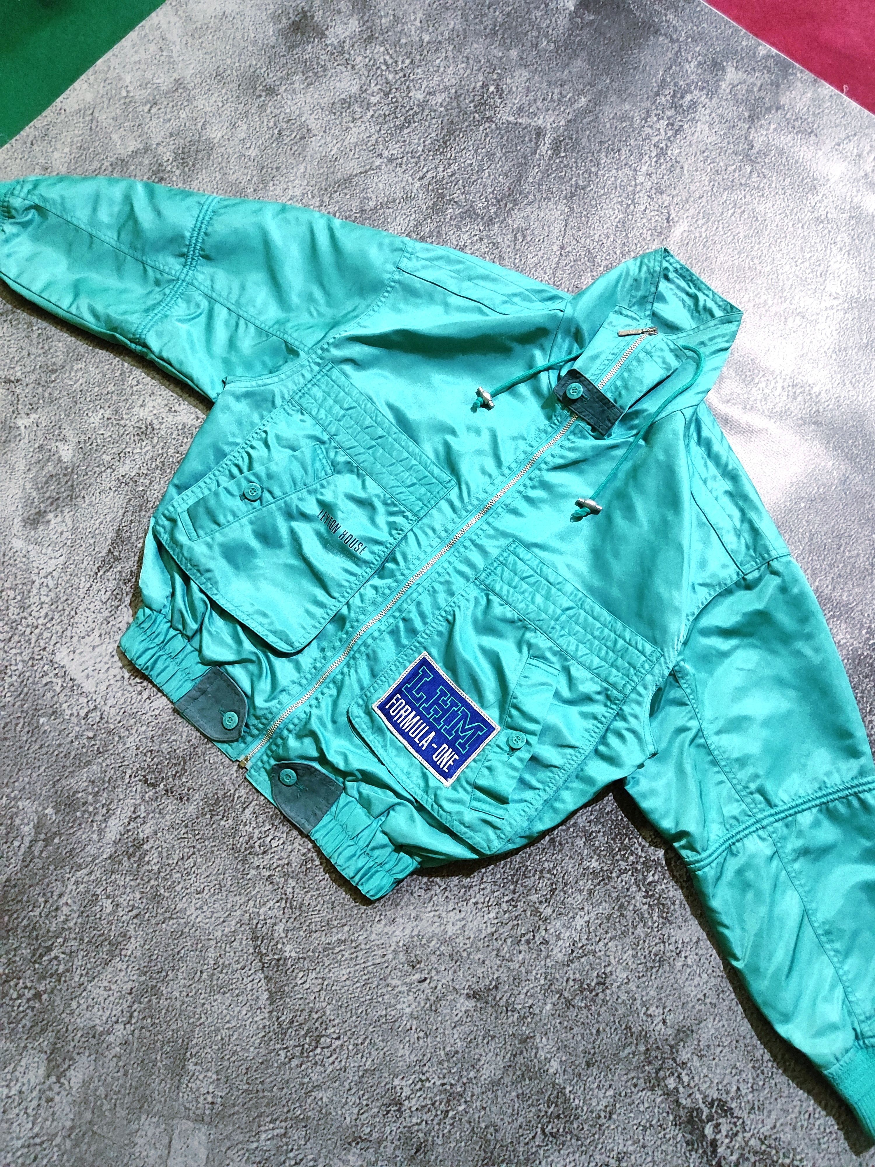 Formula 1 Vintage Leyton House Racing Team Formula 1 Bomber Jacket Size US M / EU 48-50 / 2 - 2 Thumbnail