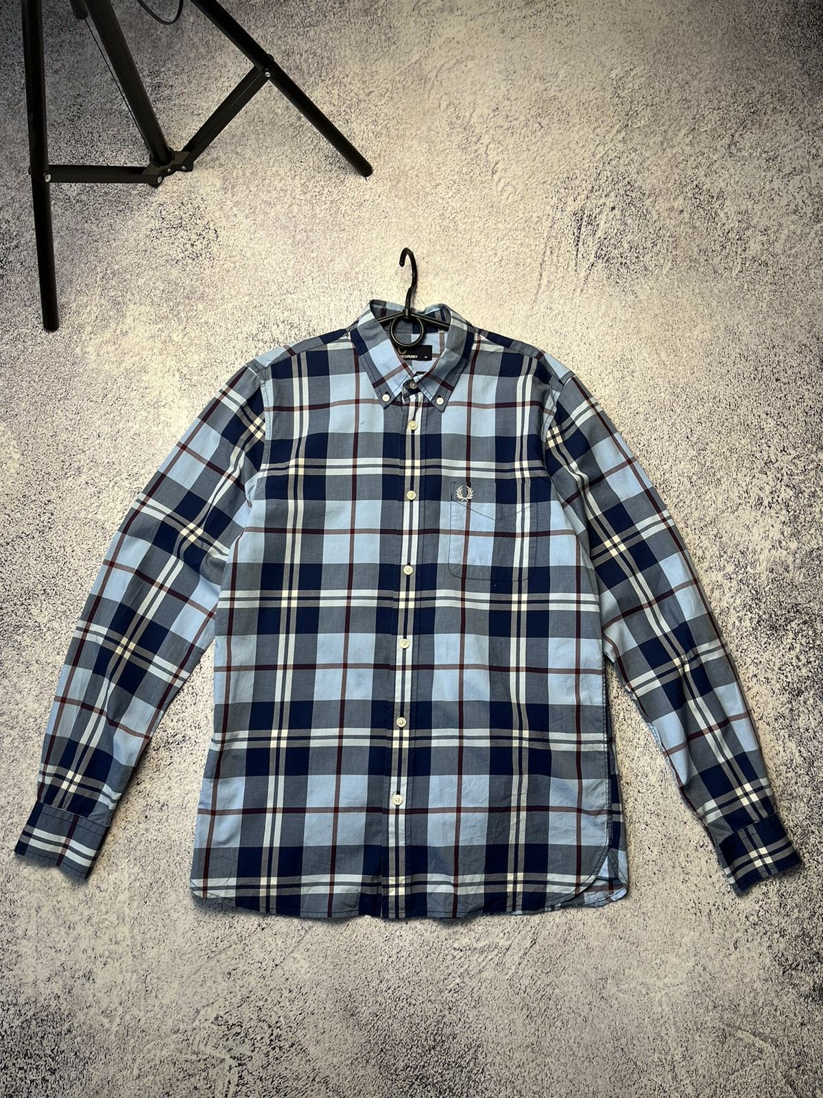 Fred Perry Vintage Fred Perry Plaid Shirt Size M Y2K Size US M / EU 48-50 / 2 - 1 Thumbnail