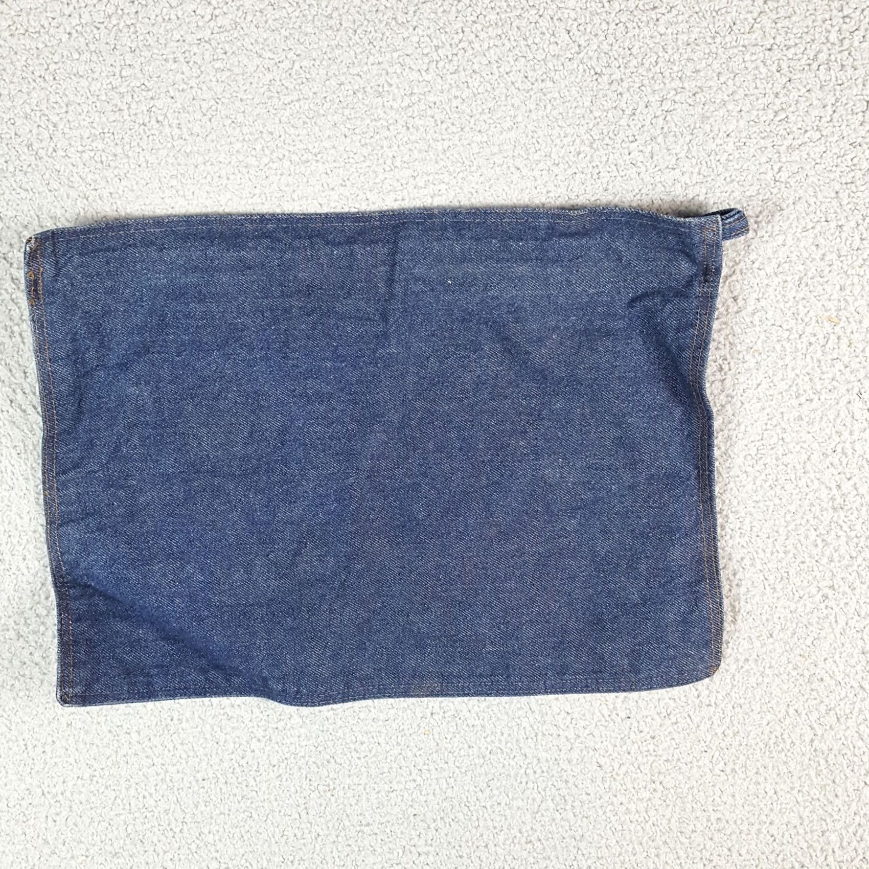 Wrangler Vintage Wrangler Western Denim Small Tote Clutch Bag Zipper Pouch Purse Cowboy Womens Bag Size ONE SIZE - 5 Thumbnail