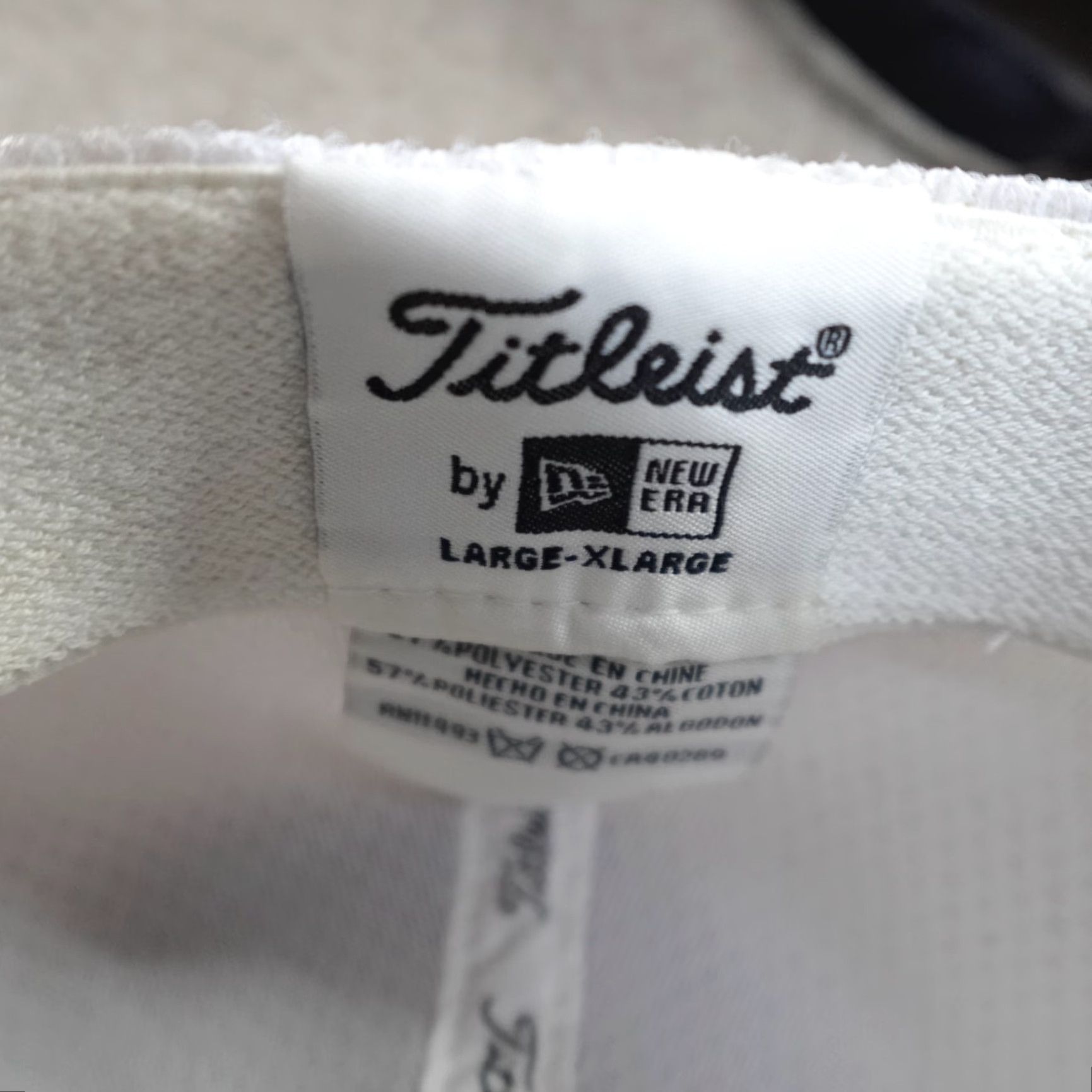 Titleist Titleist Hat Blue White Embroidered Strapback Footjoy Pro V1 Tour Performance Size ONE SIZE - 6 Thumbnail