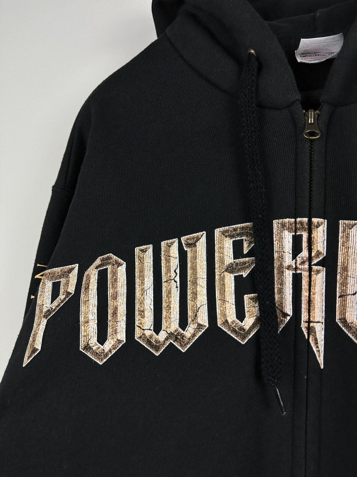 Band Tees × Vintage “THE SACRAMENT OF SIN” POWERWOLF Metal Band Zip Hoodie Y2K Size US M / EU 48-50 / 2 - 12 Thumbnail