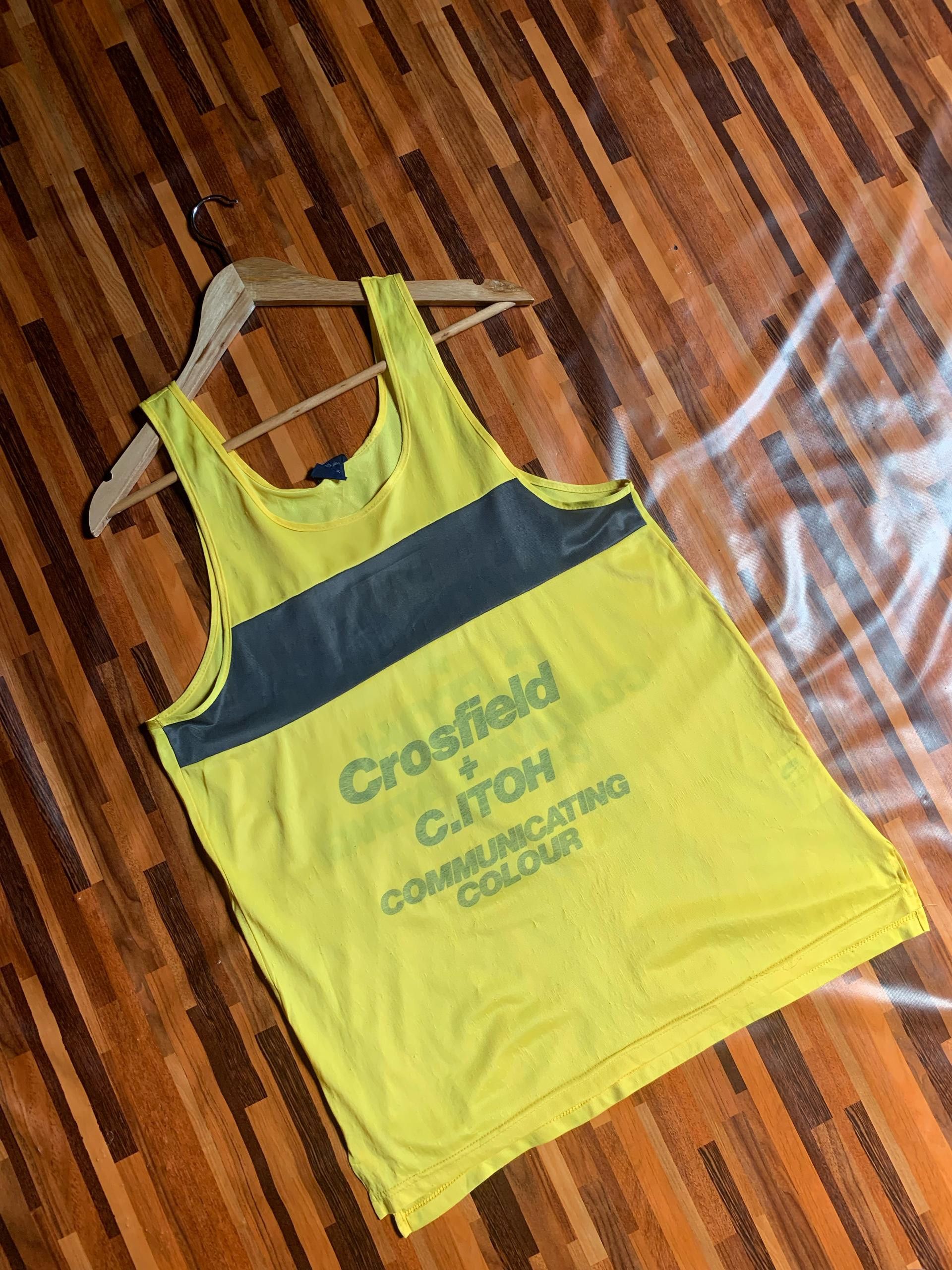 Nike × Vintage Vintage 80s Nike crosfield Tank Top Oregon USA made in uk Size US M / EU 48-50 / 2 - 6 Thumbnail