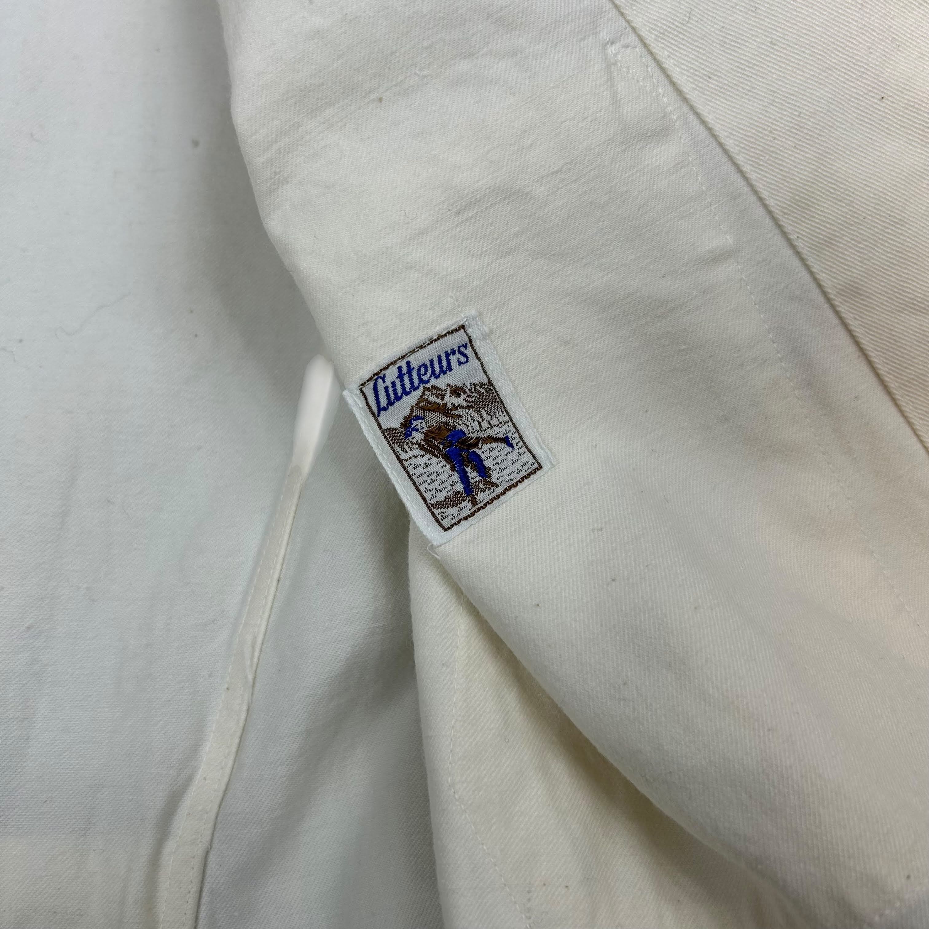Vintage Lutteurs Off White Lab Warehouse Cotton Coat Workwear M Size US M / EU 48-50 / 2 - 6 Thumbnail