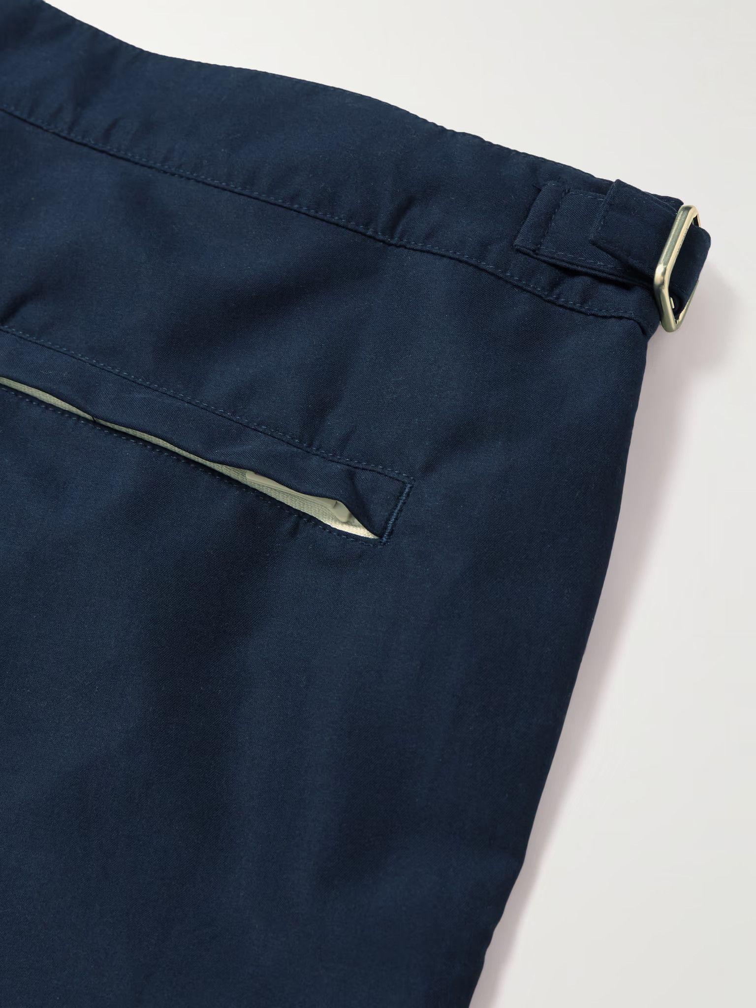 Loro Piana o1srvl11e1024 Schooner Straight Swim Shorts in Navy Blue Size US 32 / EU 48 - 4 Thumbnail