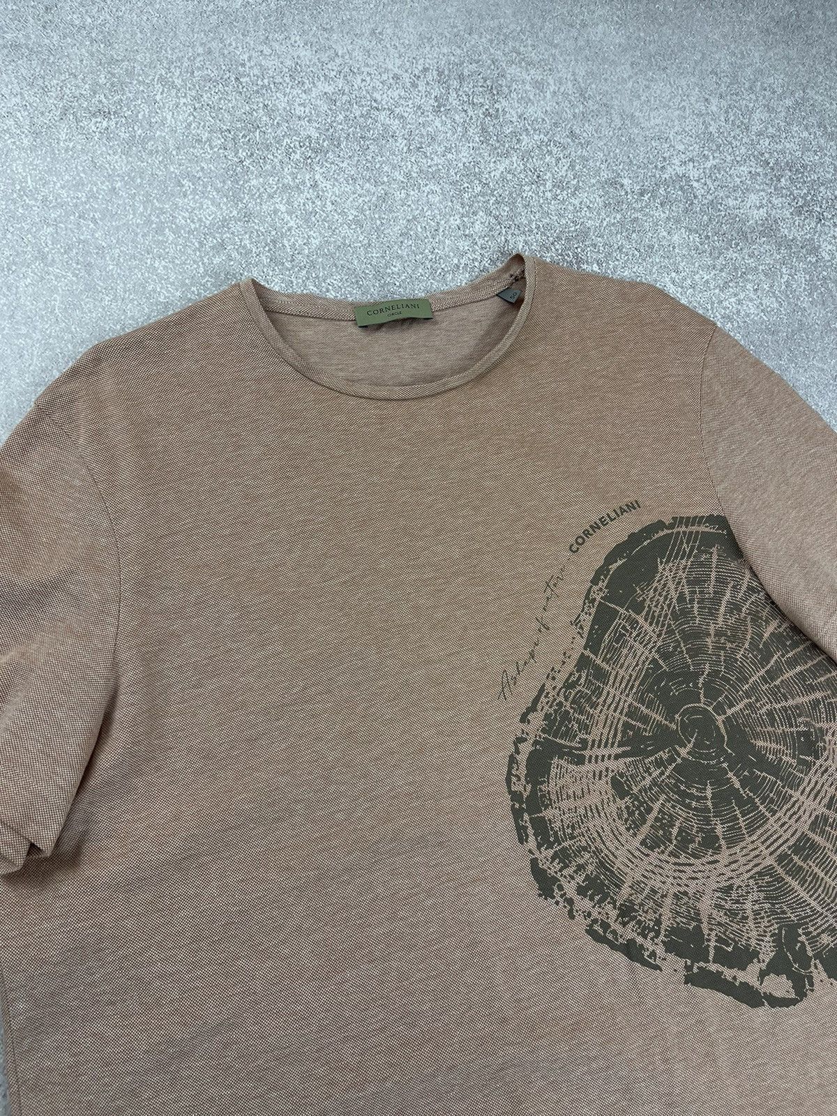 Corneliani Corneliani Circle Short Sleeve Cotton T-Shirt Size 50 Size US M / EU 48-50 / 2 - 4 Thumbnail