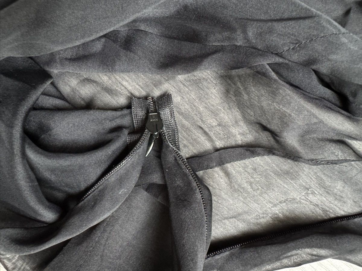 Fendi Fendi Roma Sheer Ruffle Detail Silk Chiffon Slipdress Size M / US 6-8 / IT 42-44 - 7 Thumbnail