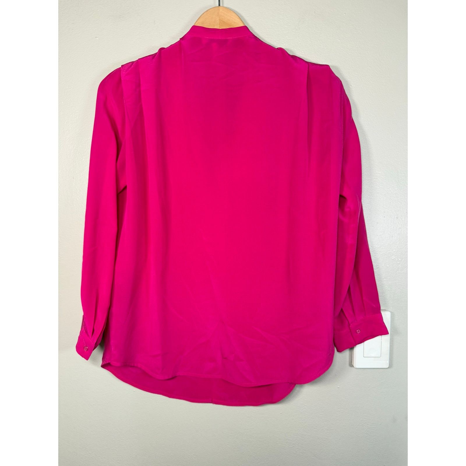 Sandro Sandro Pink Neck Tie Blouse size 2/M Size M / US 6-8 / IT 42-44 - 9 Thumbnail