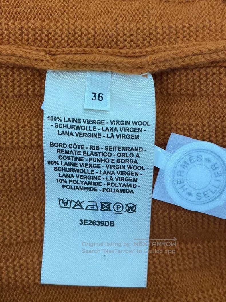 Hermes Hermes Orange H Printed Knit Short Sleeve Size XS / US 0-2 / IT 36-38 - 4 Thumbnail