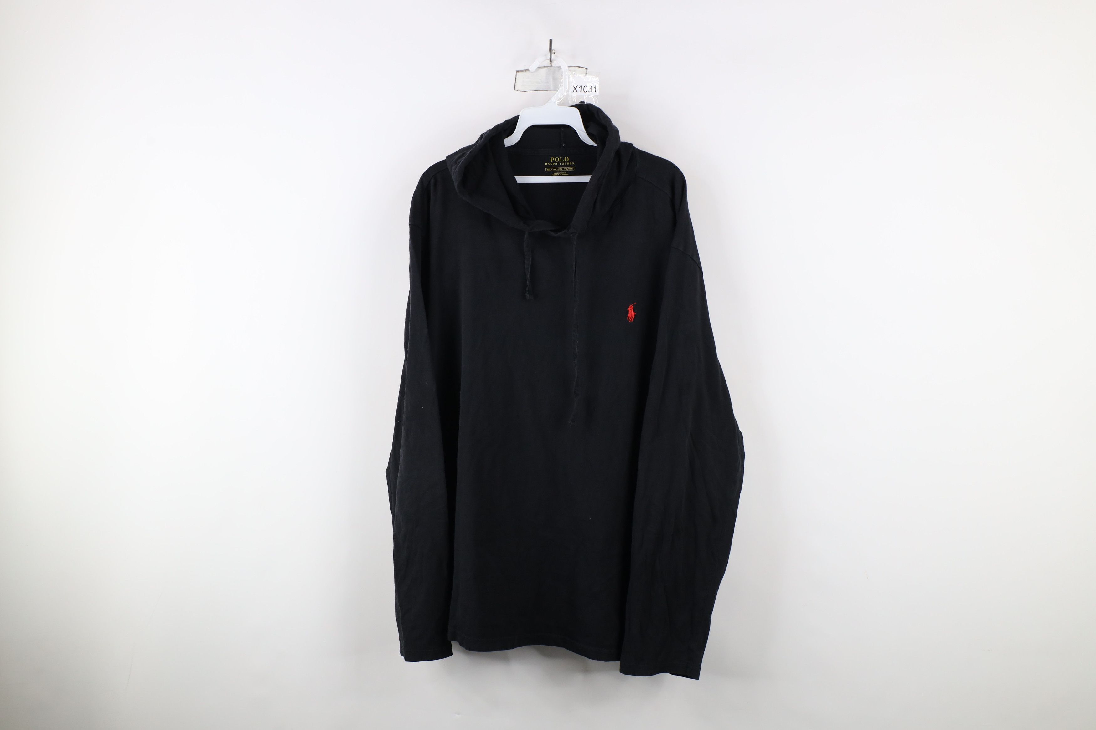Ralph Lauren × Vintage Ralph Lauren Logo Lightweight Hooded Long Sleeve T-Shirt Size US XXL / EU 58 / 5 - 1 Thumbnail