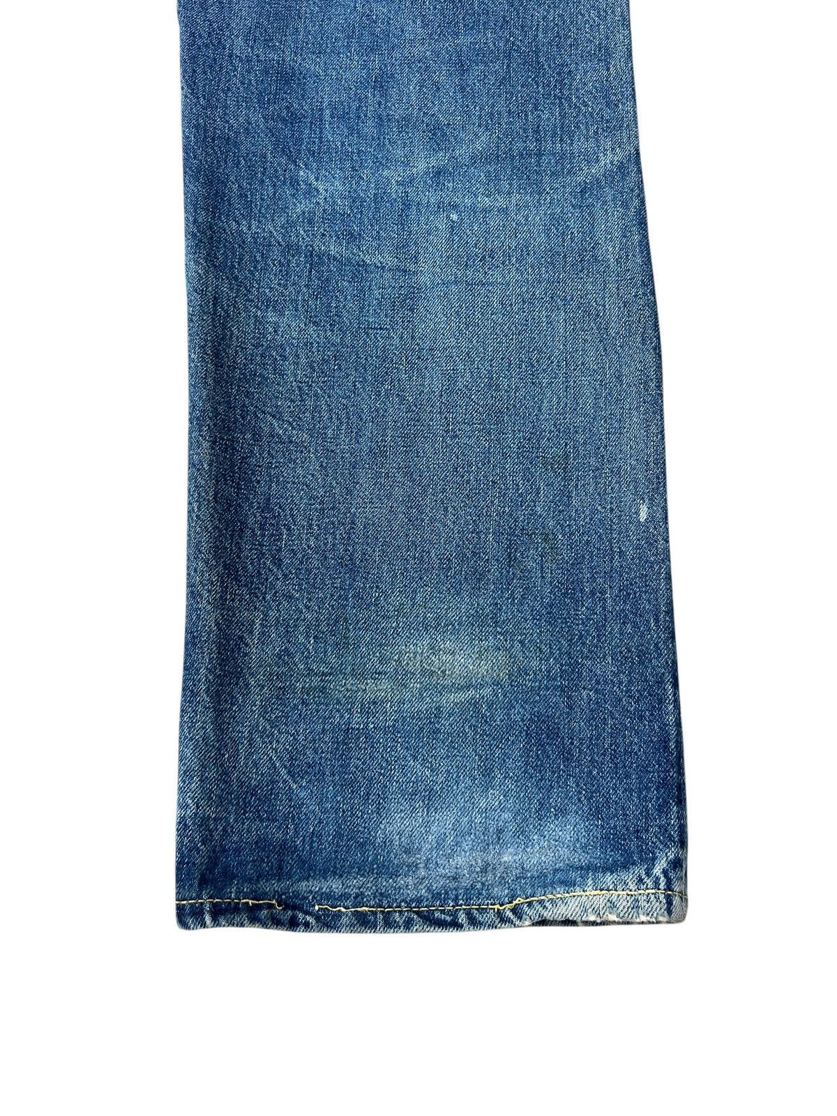 Full Count & Co. Vintage OVER RAIL & Co Japan Dirty Mud Denim Selvedge Jeans Size US 31 - 21 Thumbnail