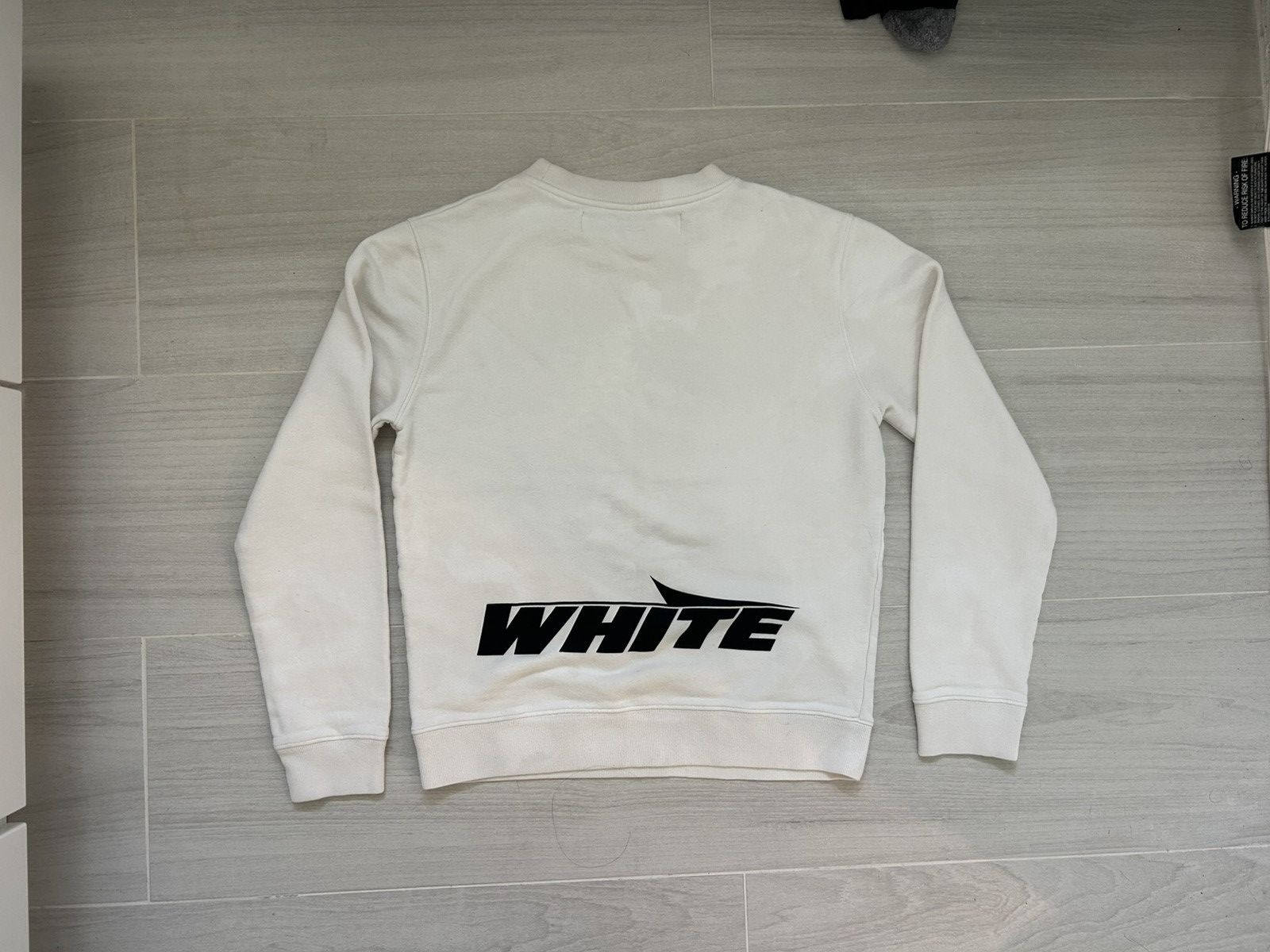 Off-White Off-white Wing Off Crewneck in White Size US M / EU 48-50 / 2 - 2 Thumbnail