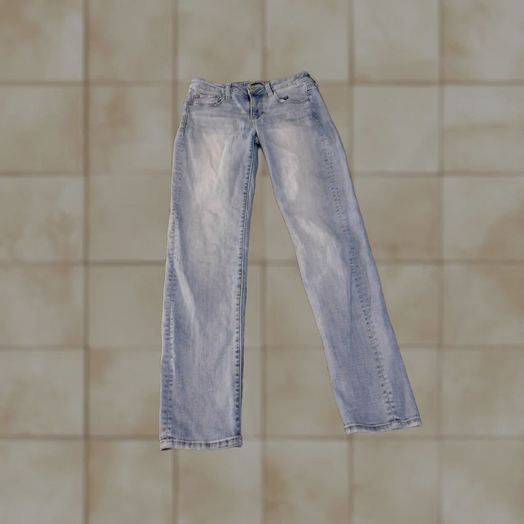 American Eagle Outfitters VINTAGE American Eagle Outfitters Jeans Womens 4 Light Wash Denim Skinny Super Stretch X Size 27" / US 4 / IT 40 - 1 Thumbnail