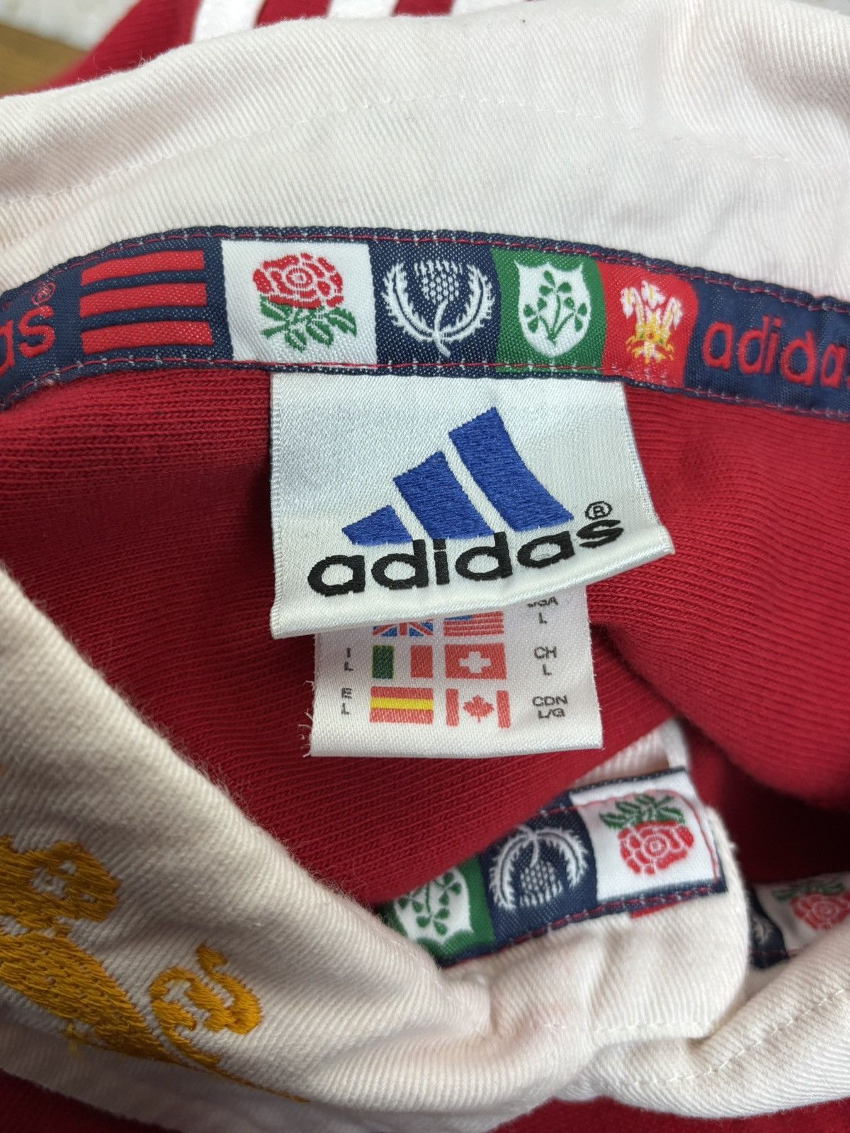 Adidas 90s Adidas 1997 British & Irish Lions Rugby Union Shirt L Size US L / EU 52-54 / 3 - 9 Thumbnail