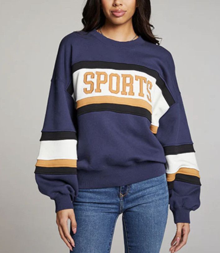 Chaser Brand Chaser Sports Sweatshirt Navy ( M ) Size M / US 6-8 / IT 42-44 - 2 Thumbnail